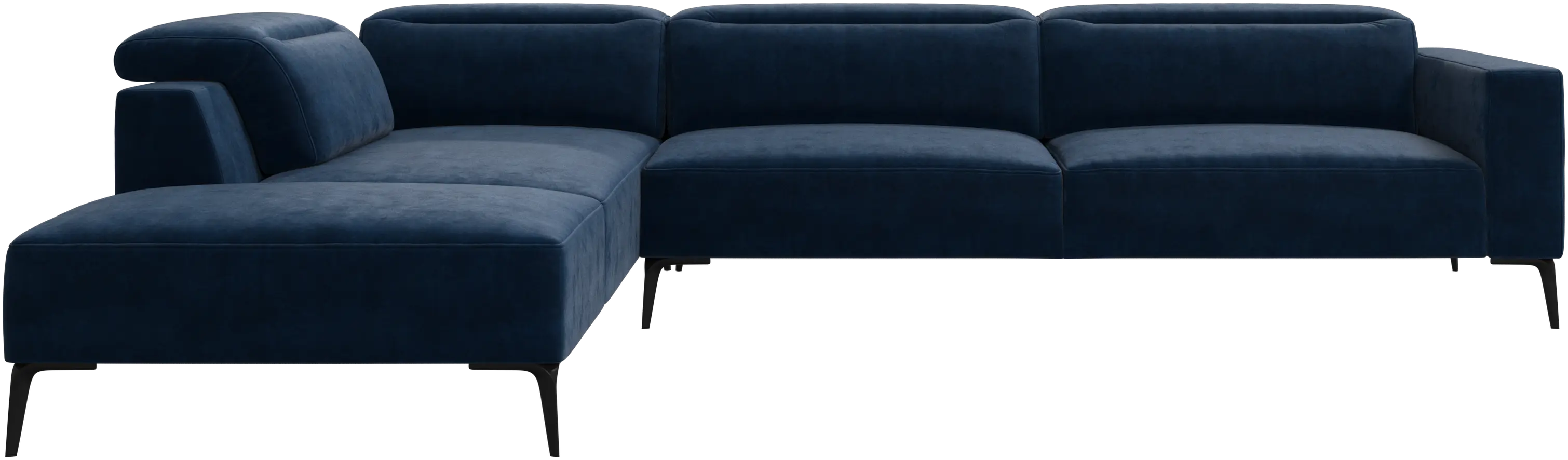 Zürich corner sofa with lounging unit