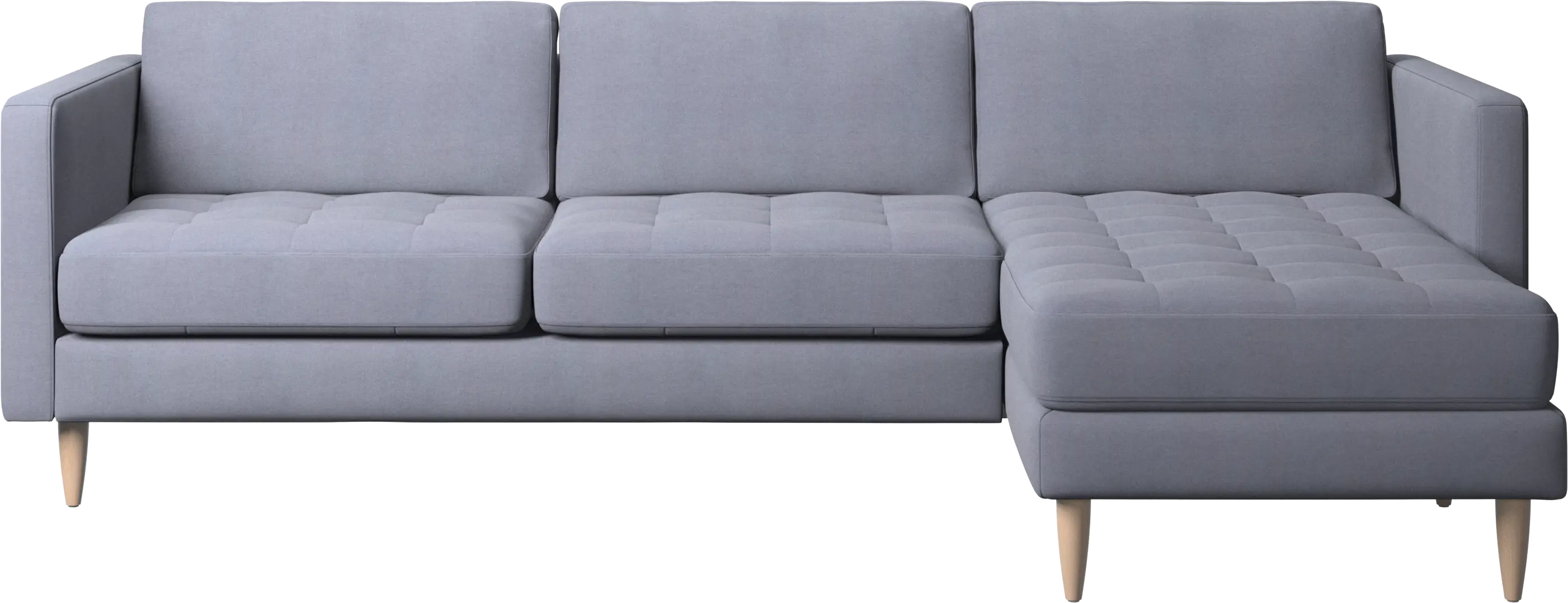 Osaka sofa with resting unit, tufted seat