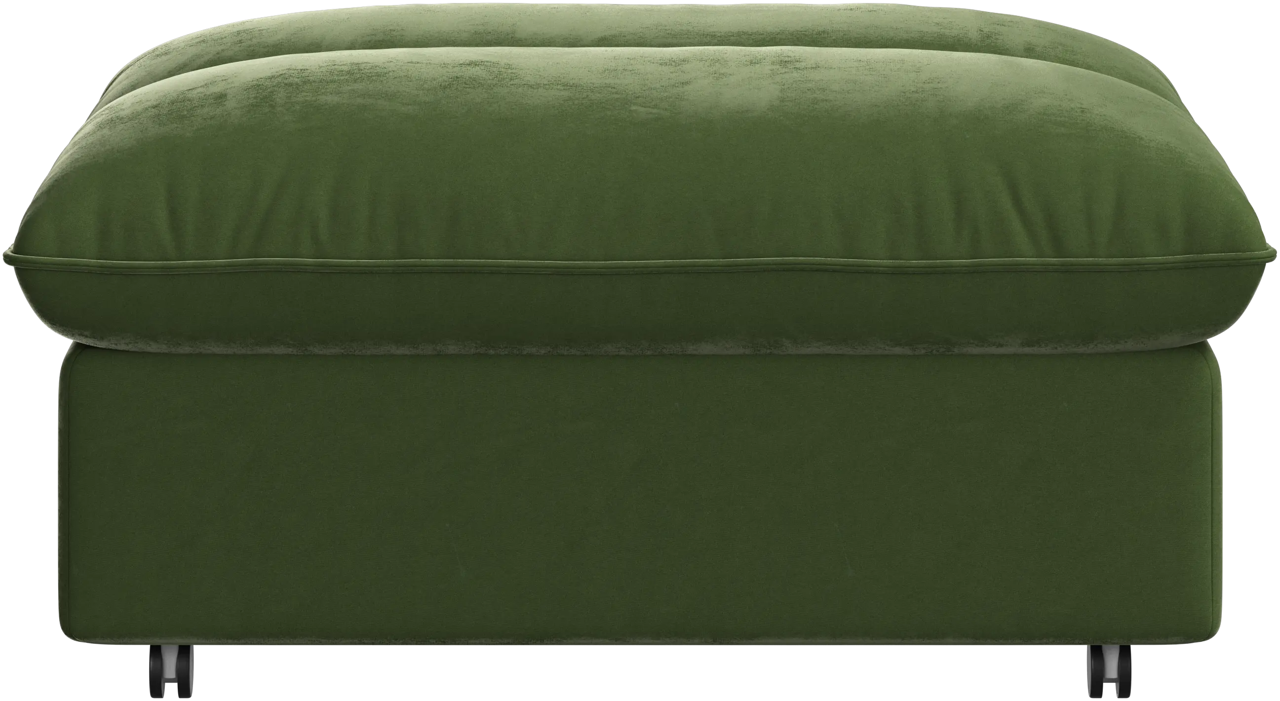 Southampton pouffe on wheels with storage