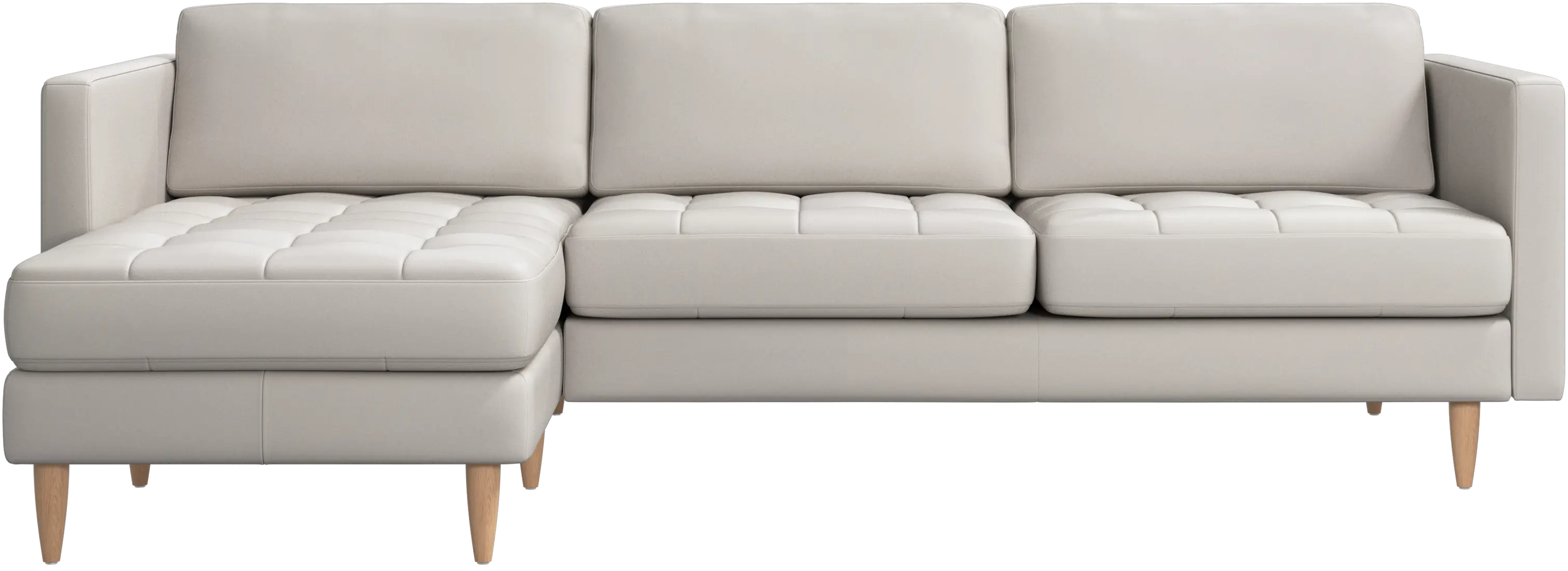 Osaka sofa with resting unit, tufted seat