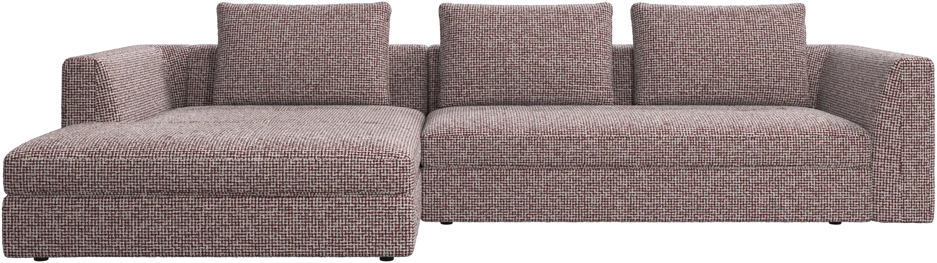 Bergamo sofa with resting unit