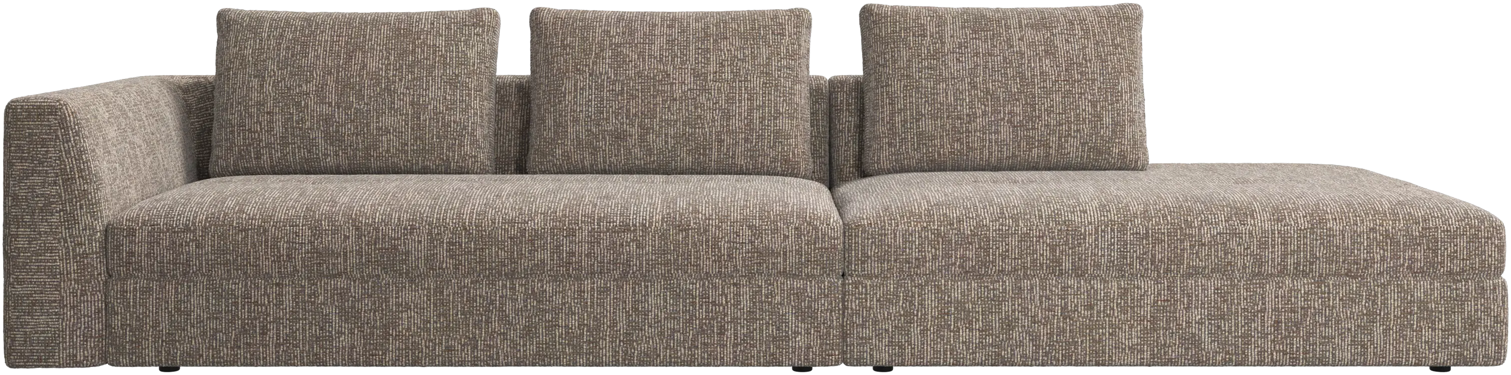 Bergamo sofa with lounging unit