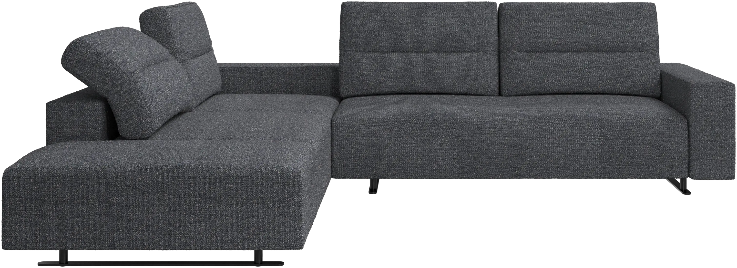 Hampton 转角沙发带自动调节靠背及右边储物