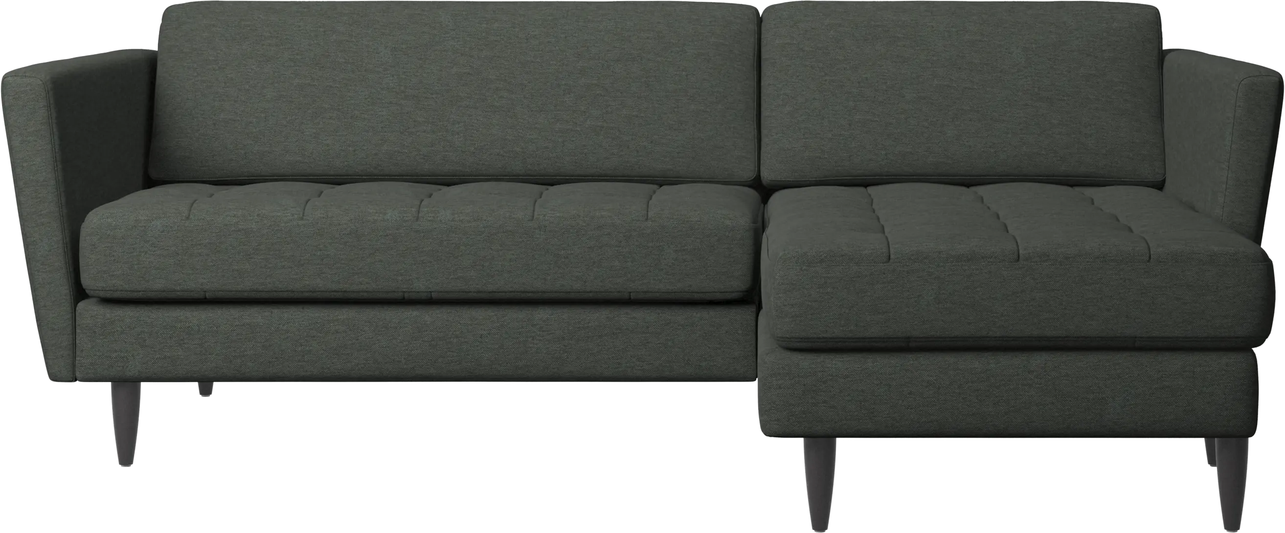 Osaka sofa with resting unit, tufted seat