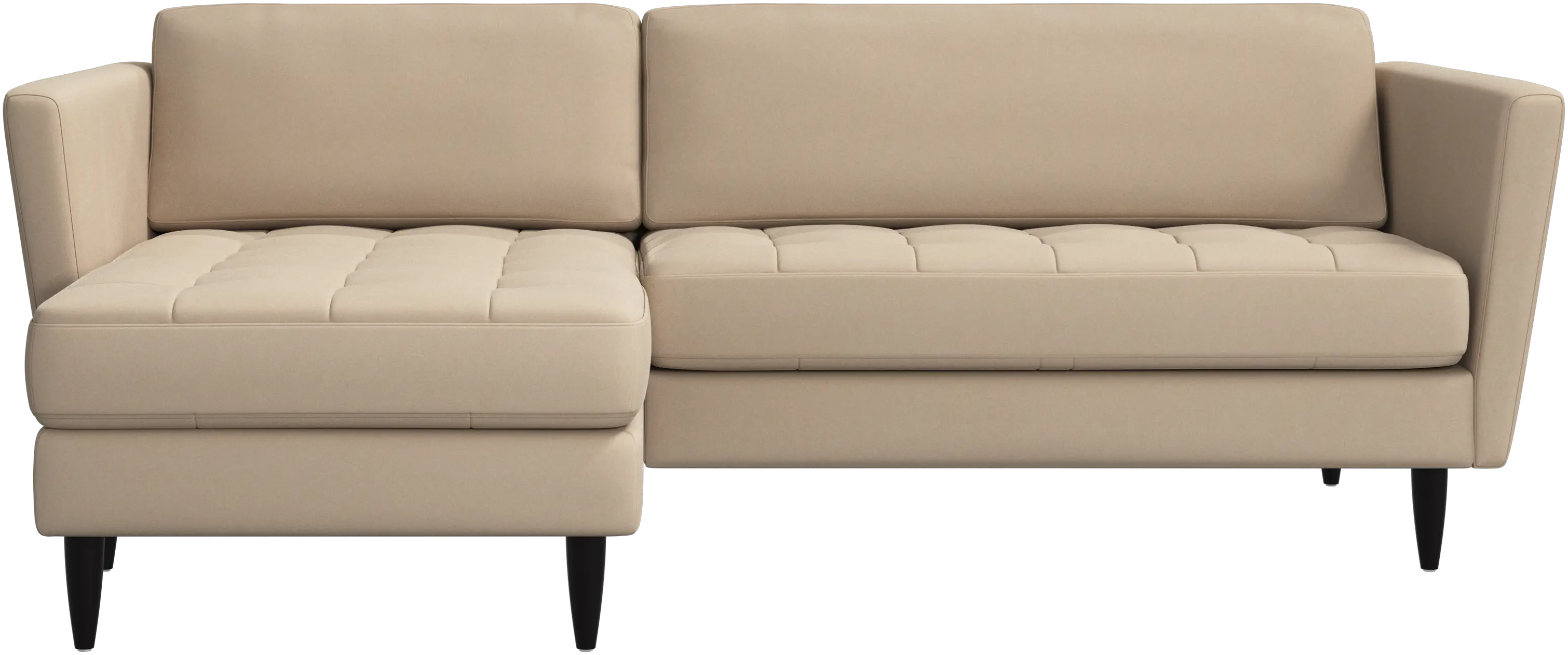 Osaka sofa with resting unit, tufted seat