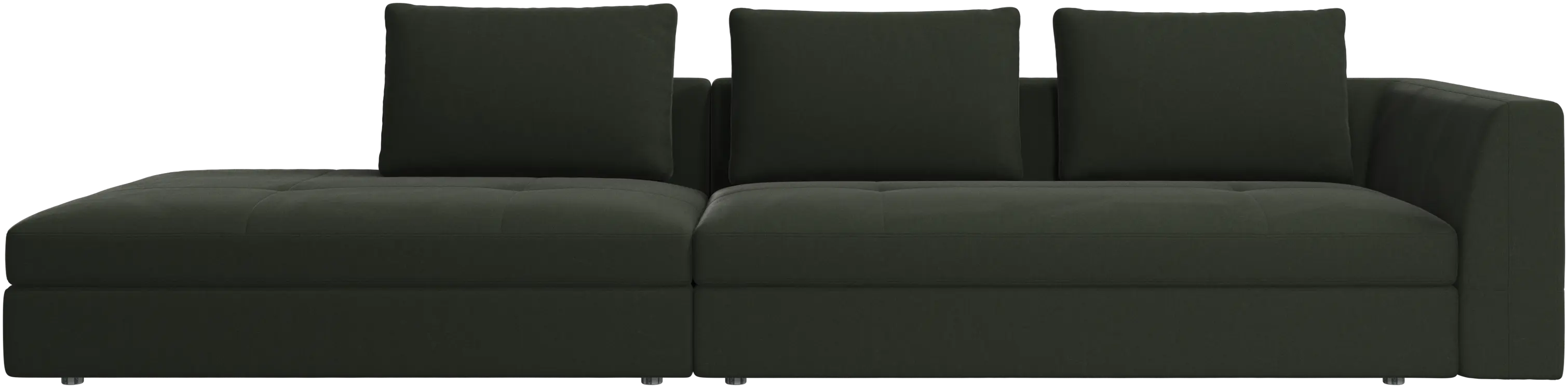 Bergamo sofa with lounging unit
