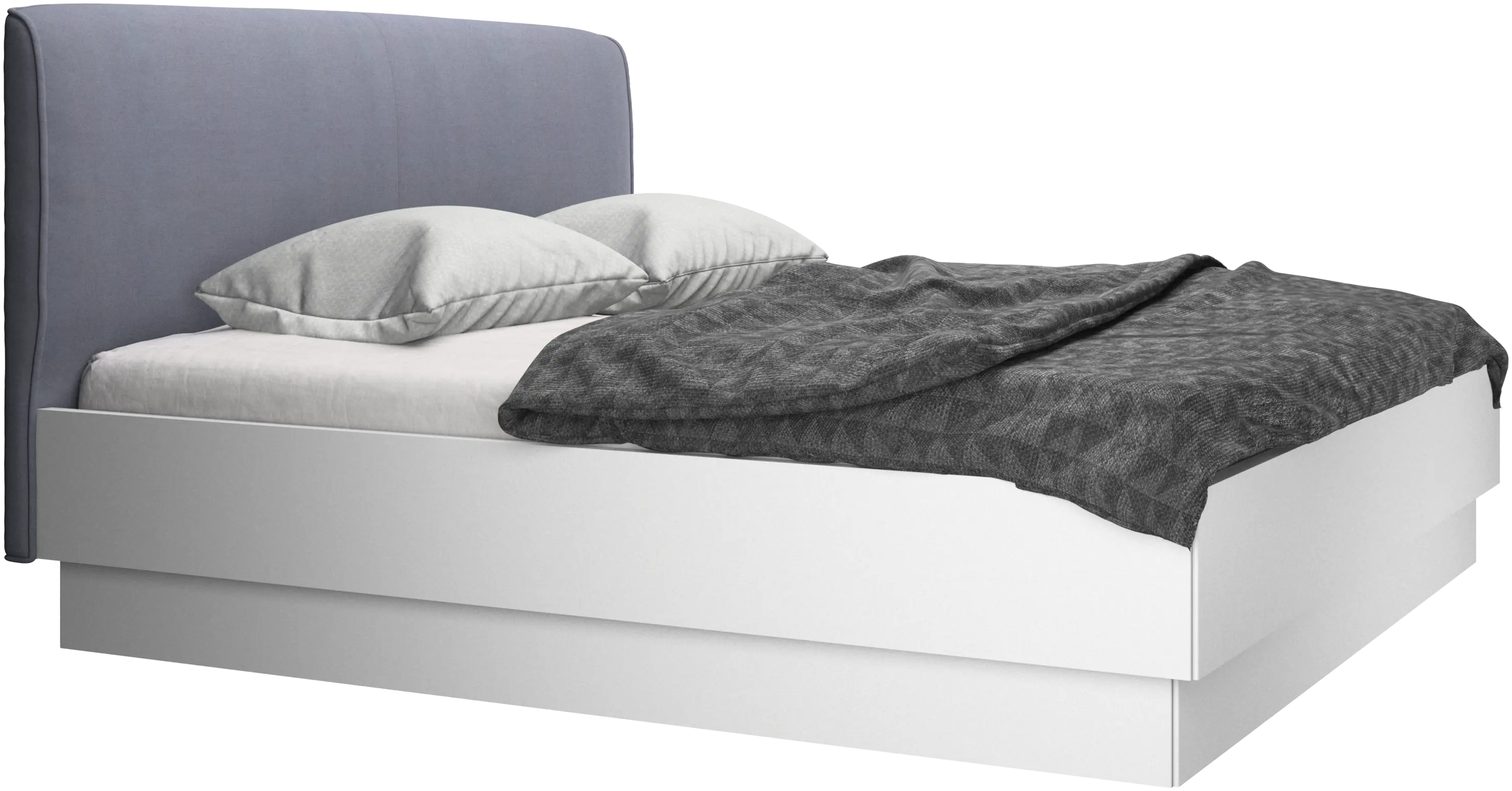 Houston, upholstered bed with storage