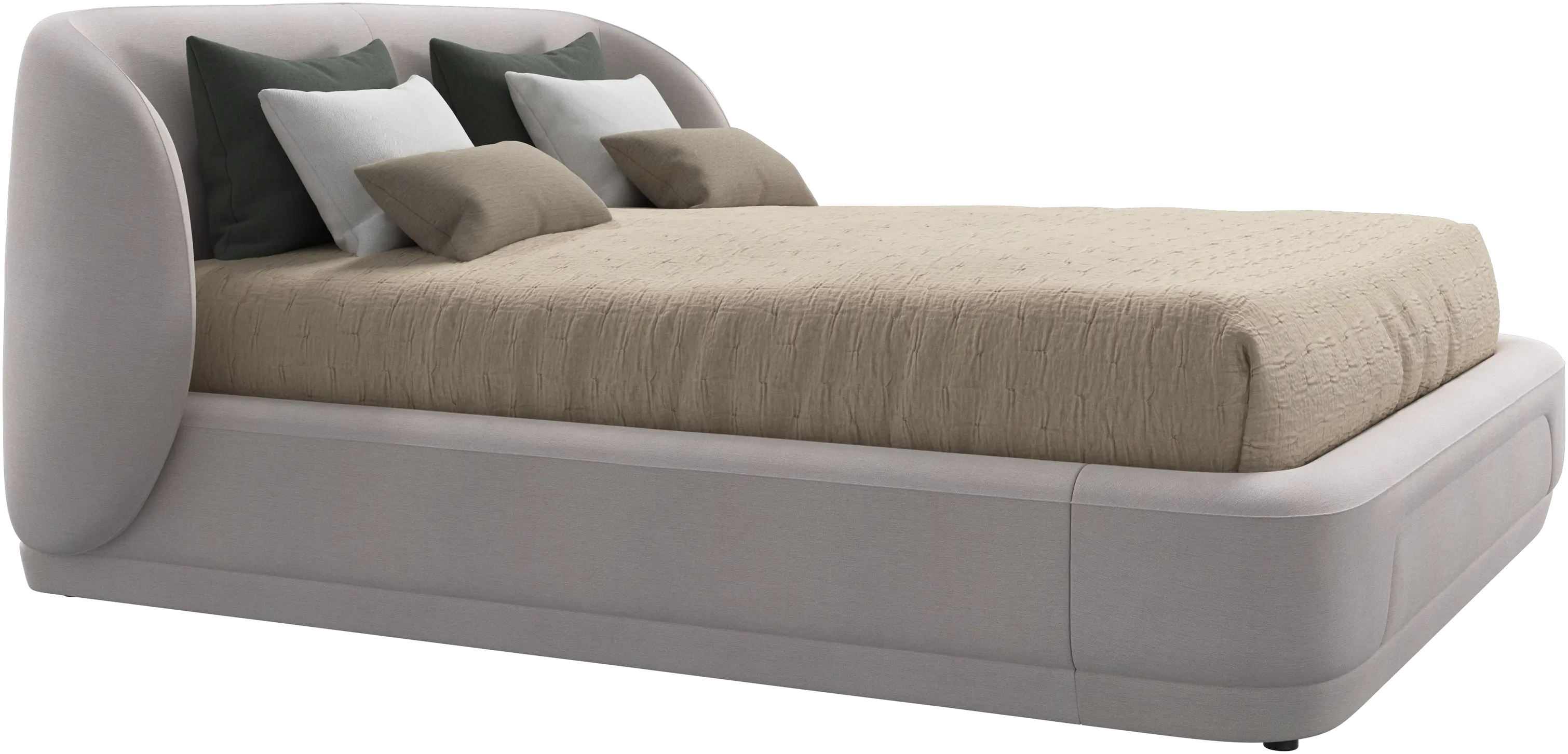 Lit Bolzano avec sommier à lattes – l152,5xL200 cm