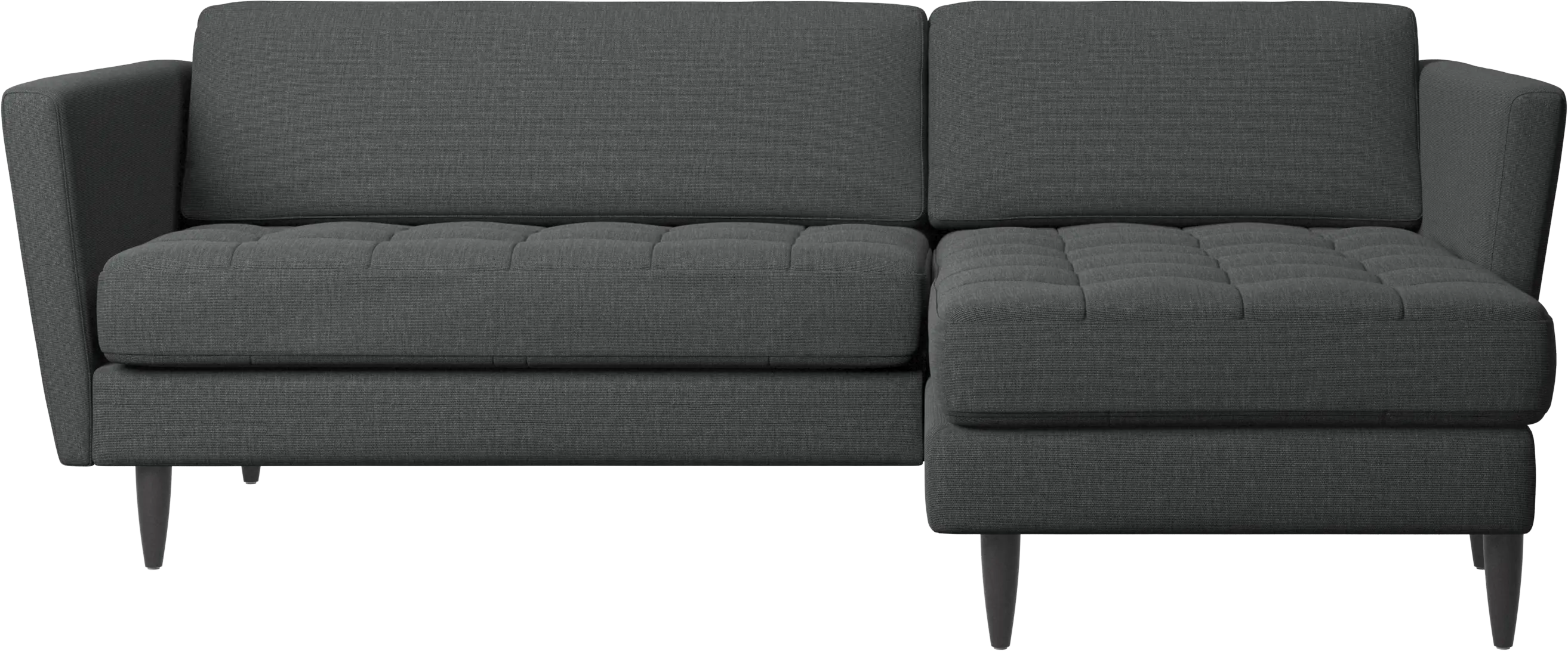 Osaka sofa with resting unit, tufted seat
