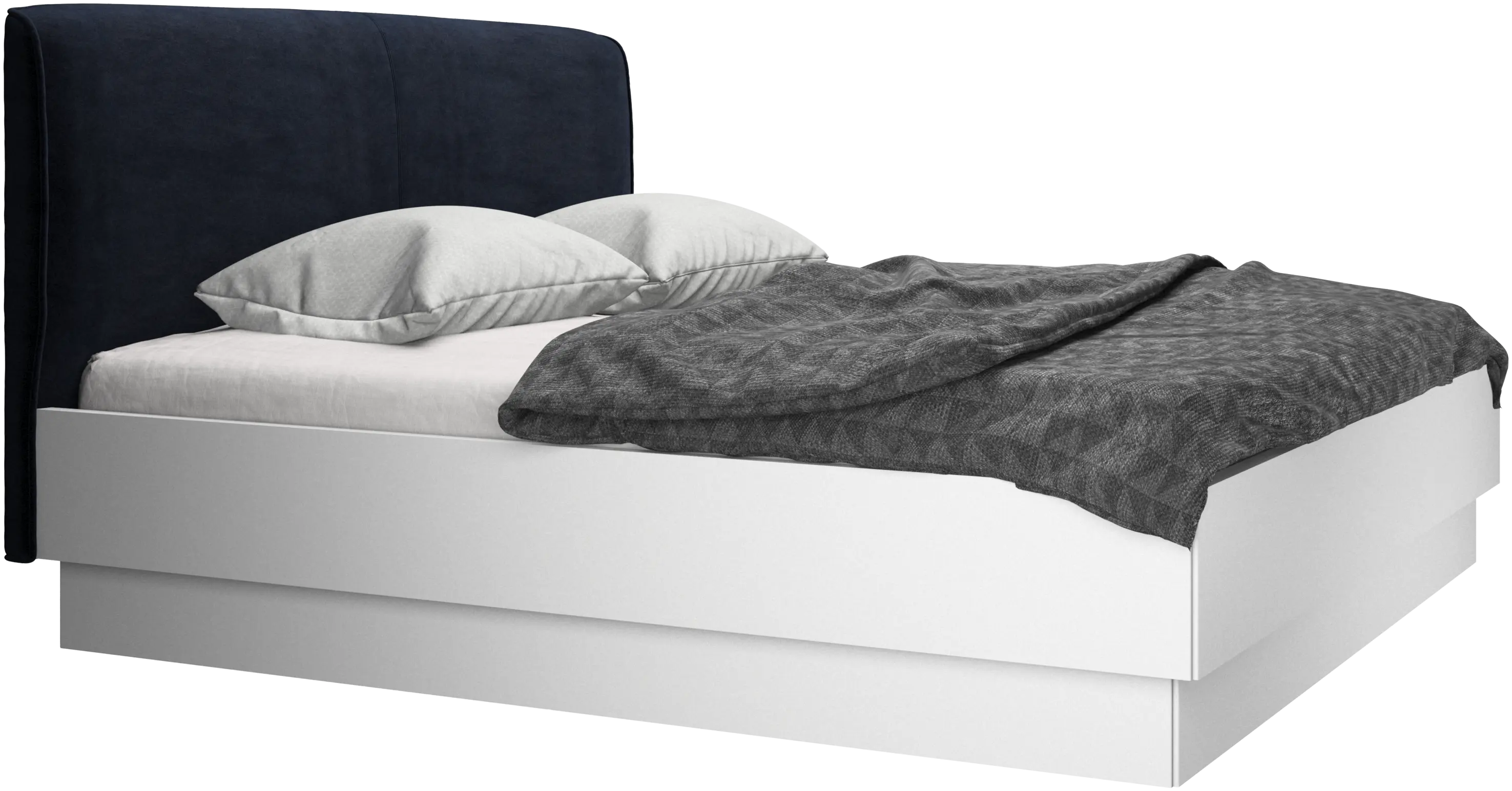 Houston, upholstered bed with storage