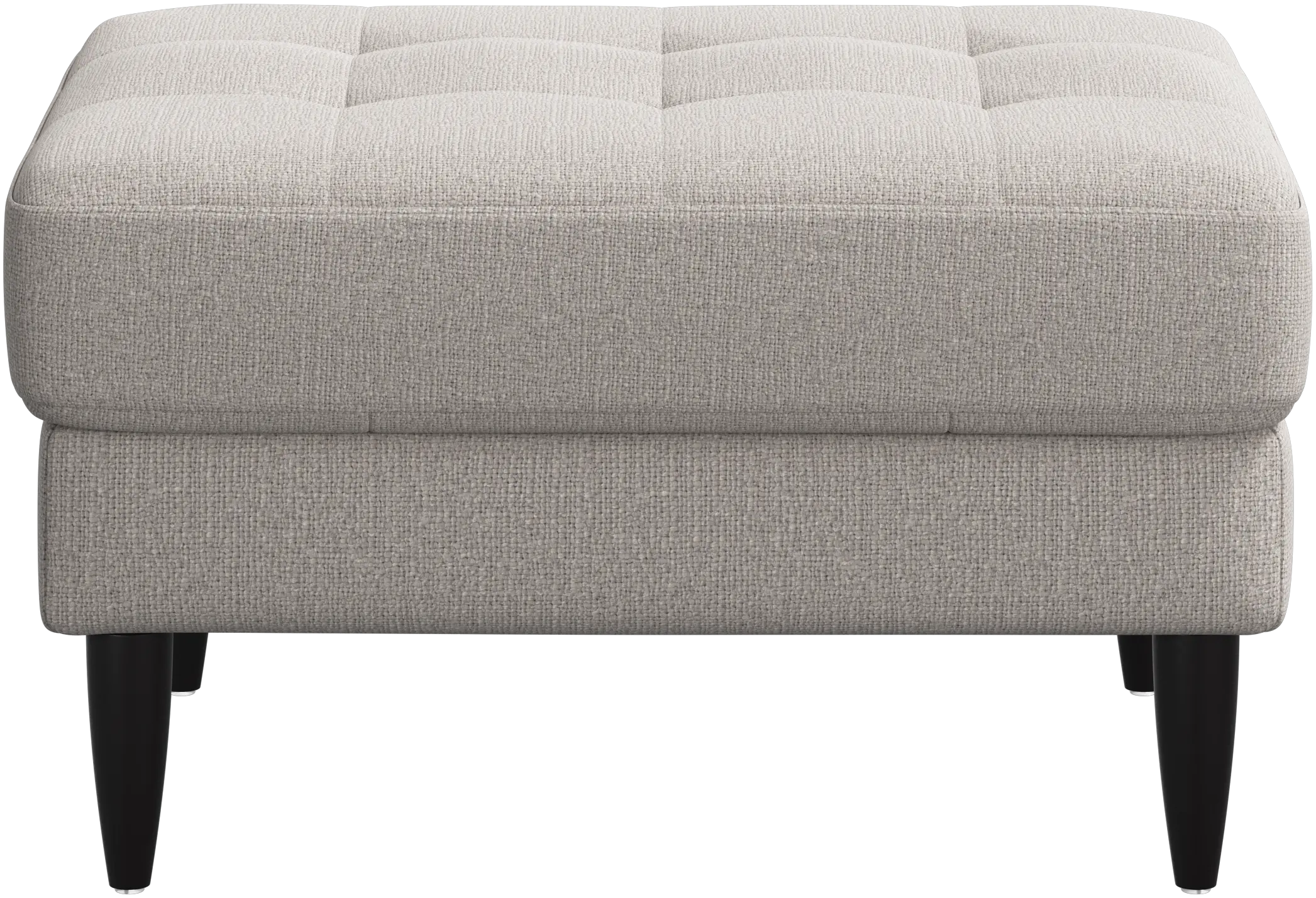 Osaka footstool, tufted seat