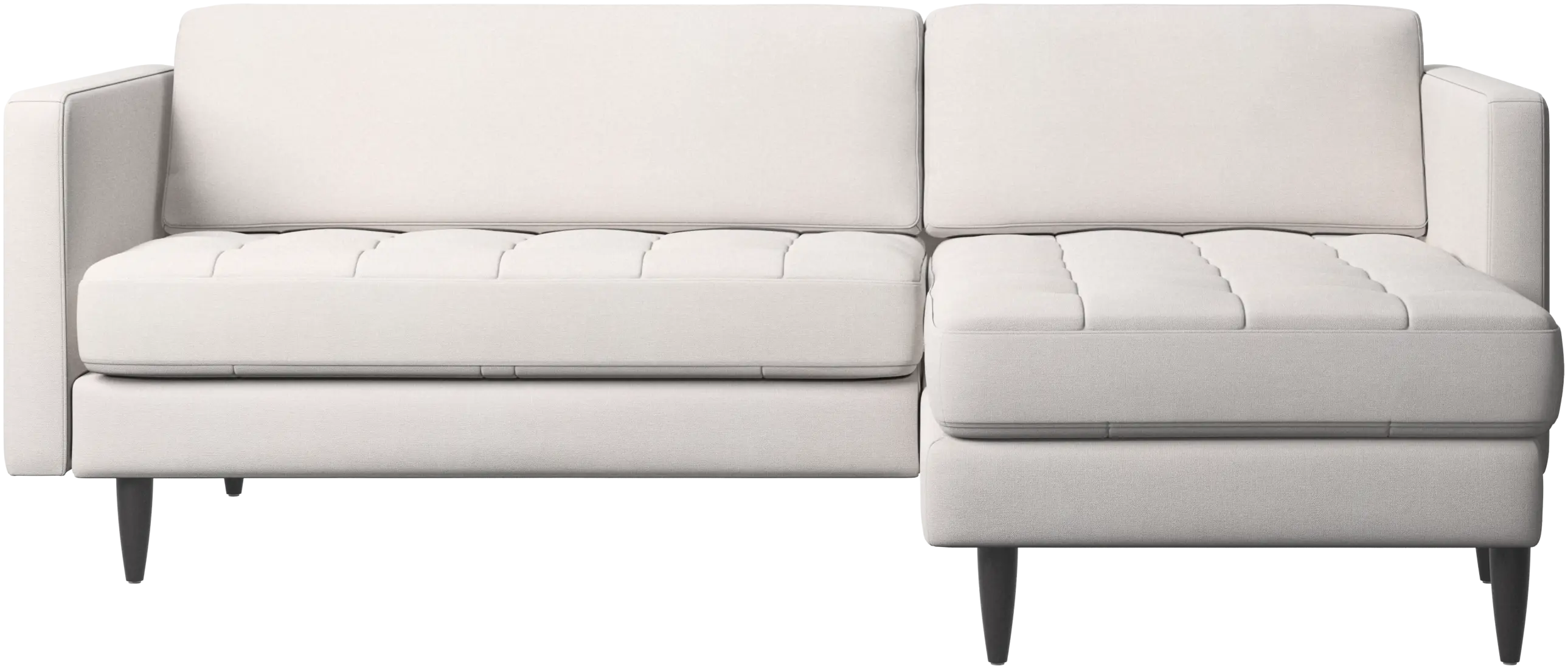 Osaka sofa with resting unit, tufted seat