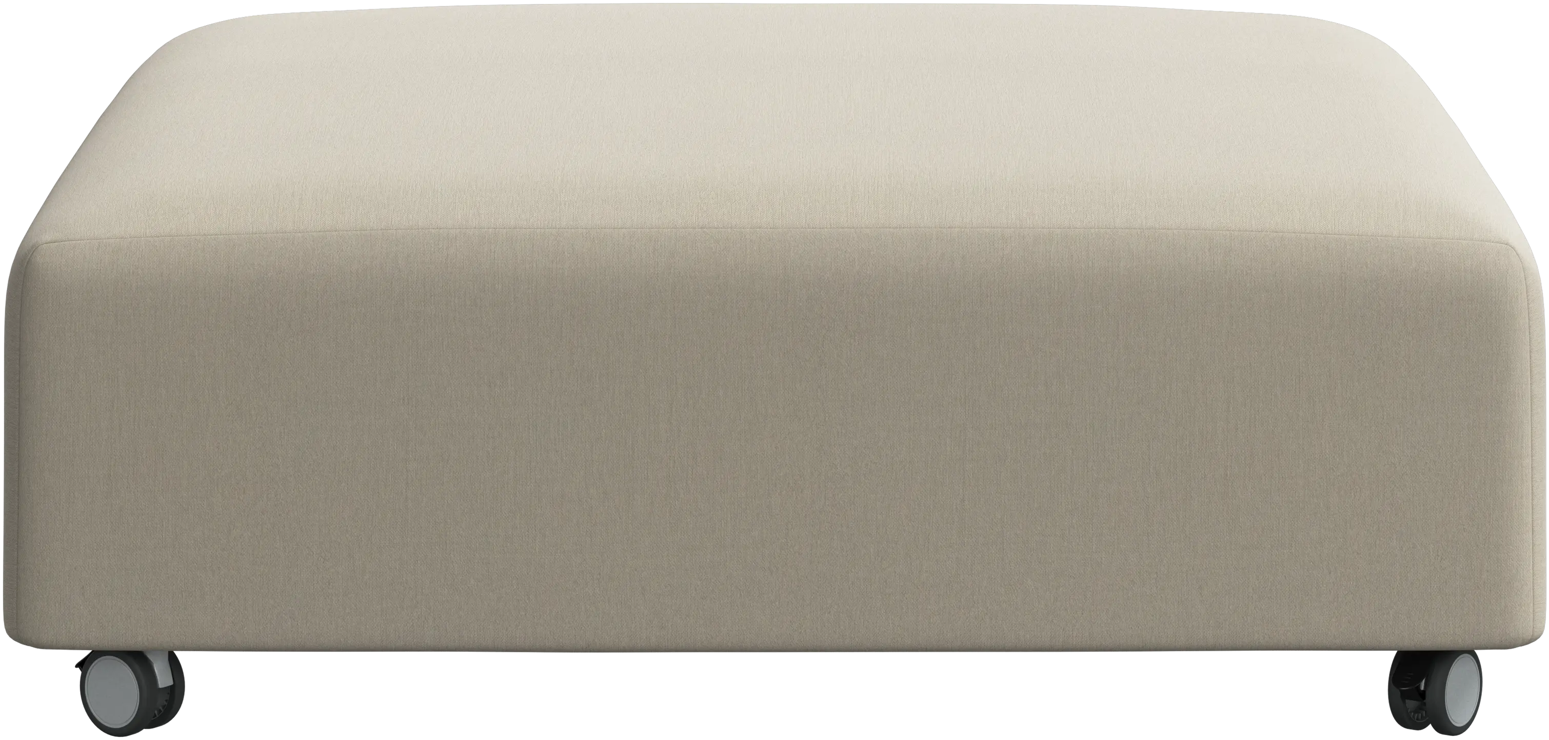 Hampton pouf on wheels