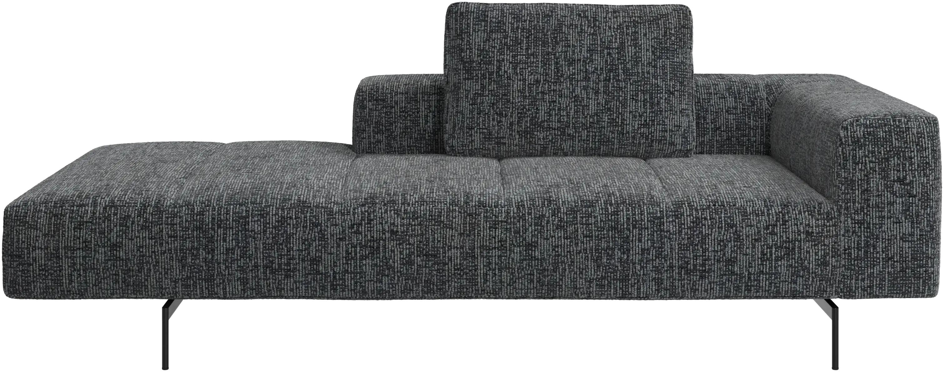 Amsterdam Iounging module for sofa, armrest right, open end left