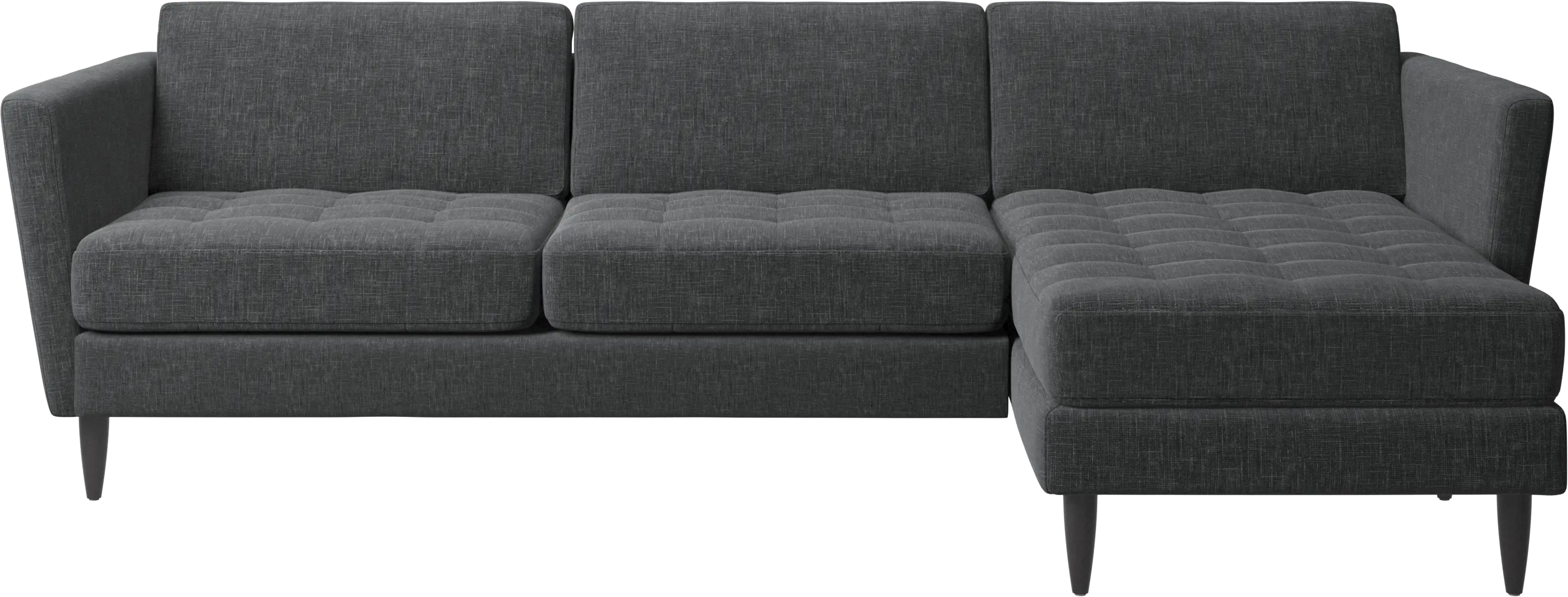 Osaka sofa with resting unit, tufted seat