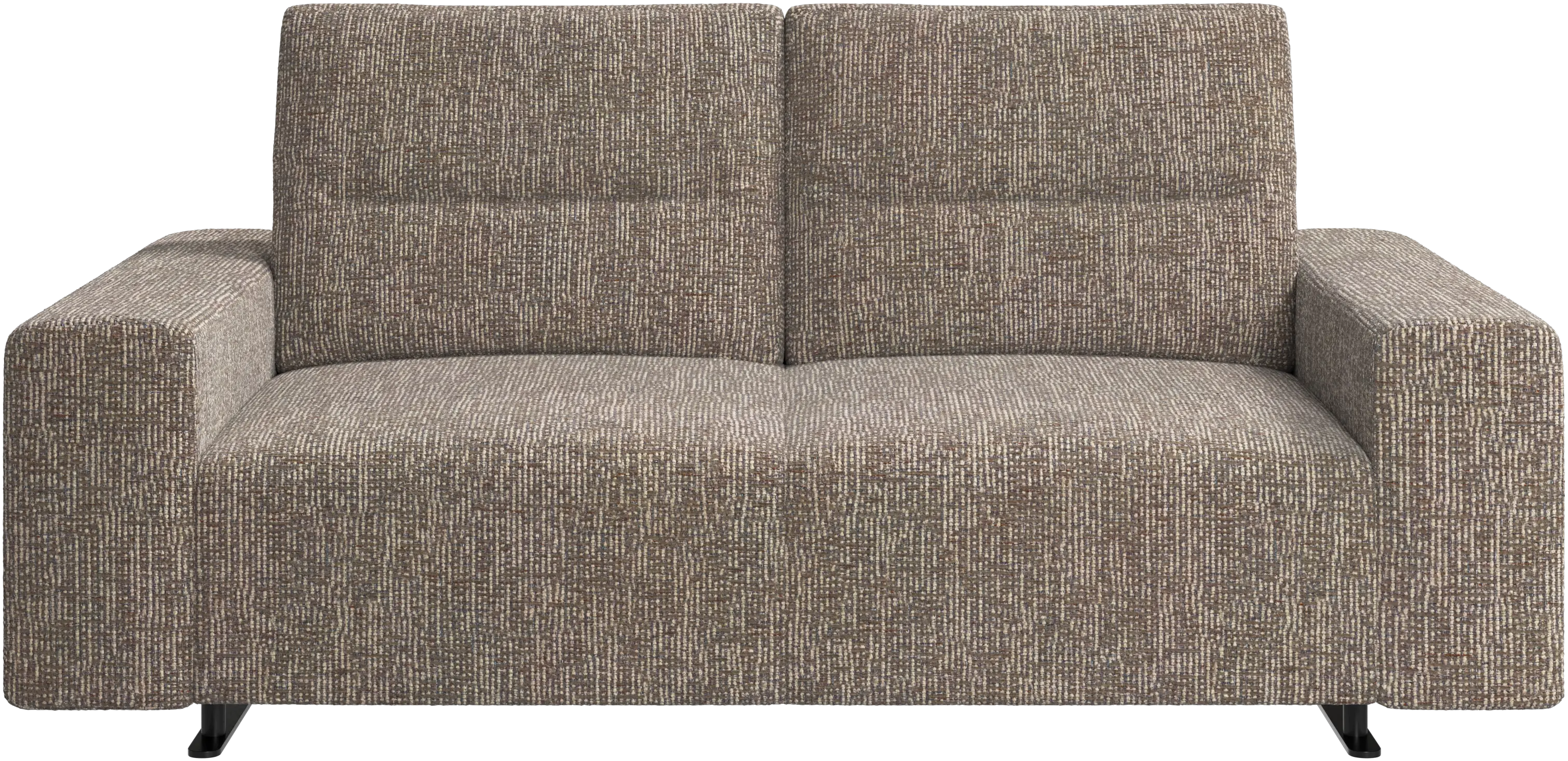 Hampton sofa with adjustable back and storage on the left side