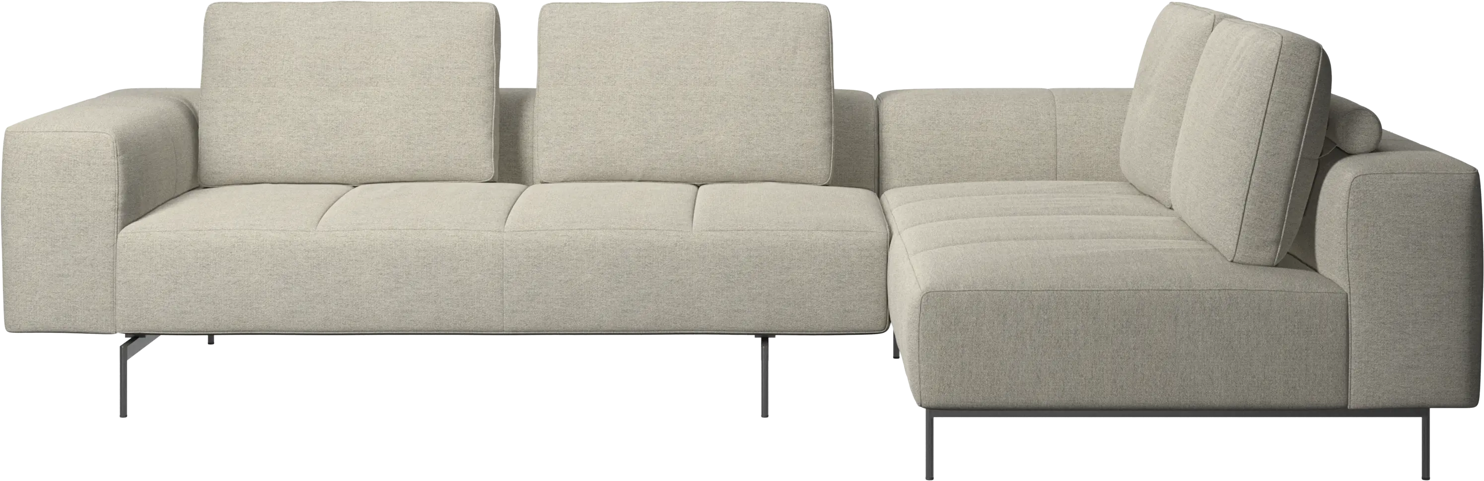 Amsterdam corner sofa with lounging unit