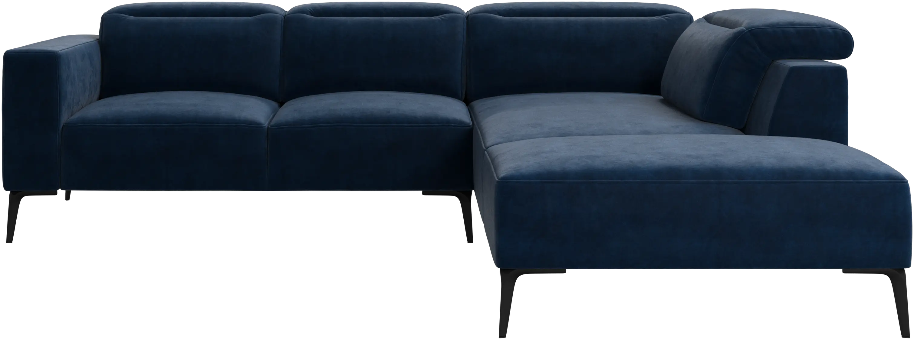 Zürich corner sofa with lounging unit