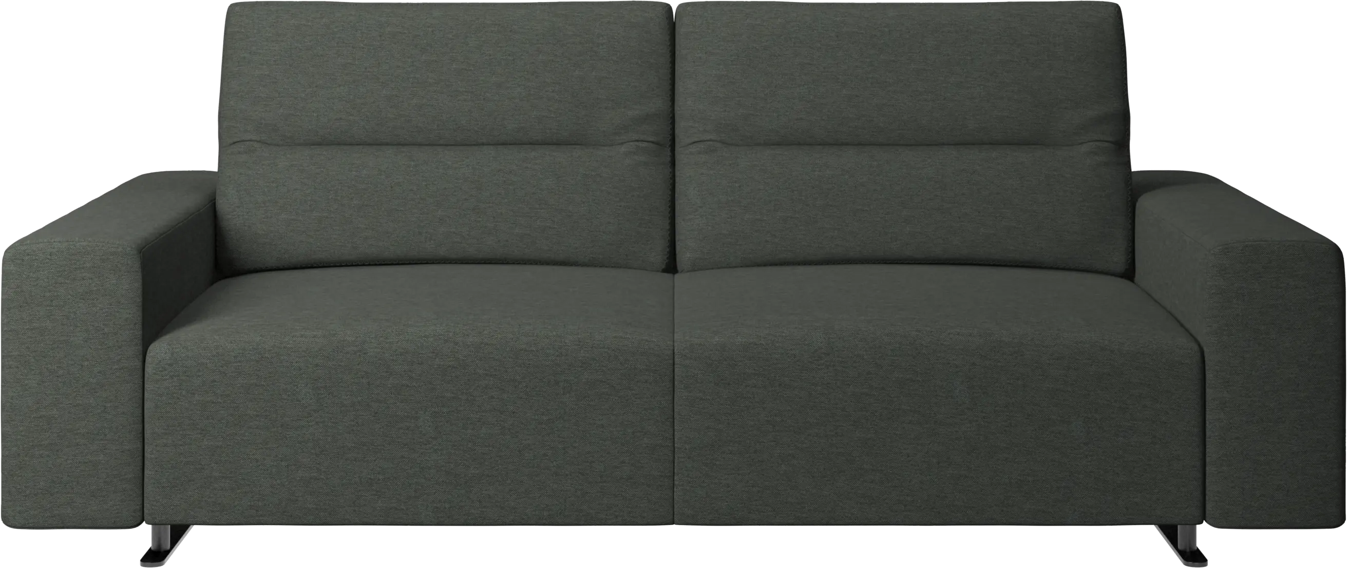 Hampton sofa with adjustable back and storage on the left side