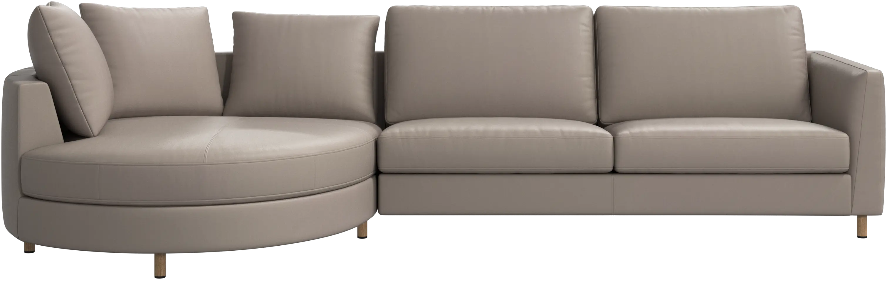 Indivi sofa with chaise longue left