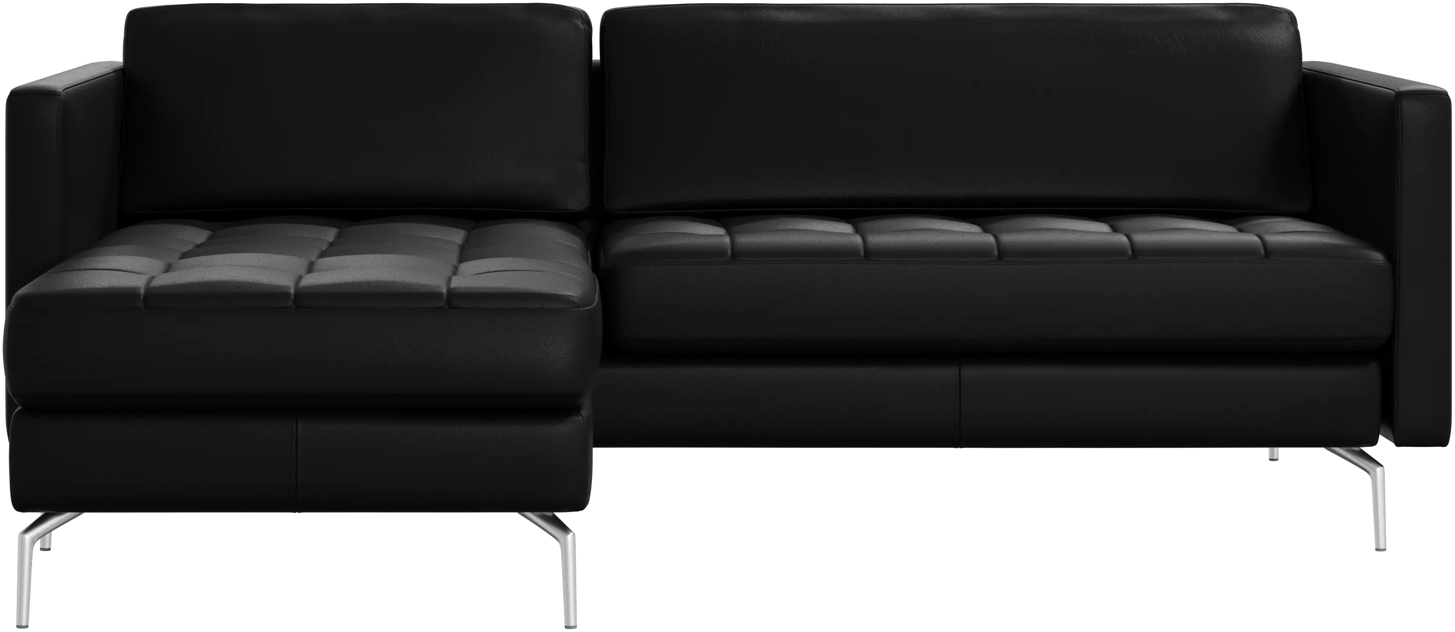 Osaka sofa with resting unit, tufted seat