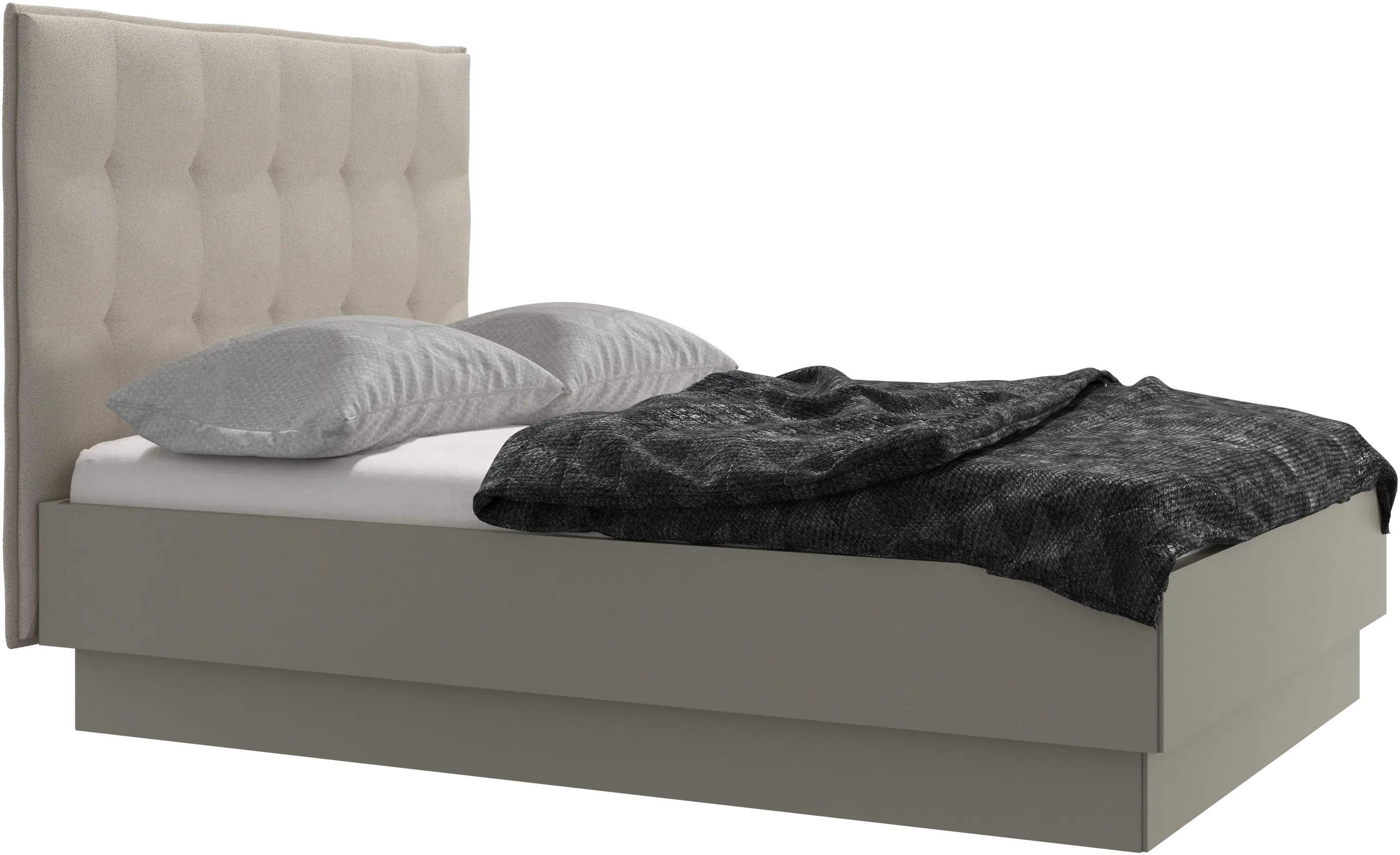 EXTRA 10% OFF - Lugano storage bed with bedside tables (excludes mattress) -  WAS 30% OFF NOW 40% OFF - OSN08