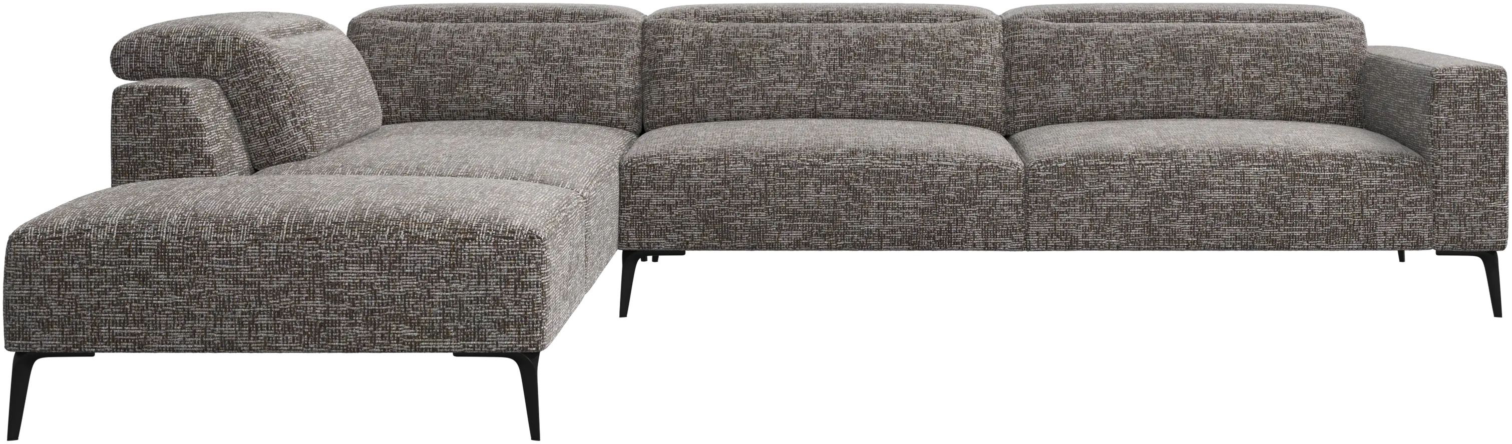 Zürich corner sofa with lounging unit