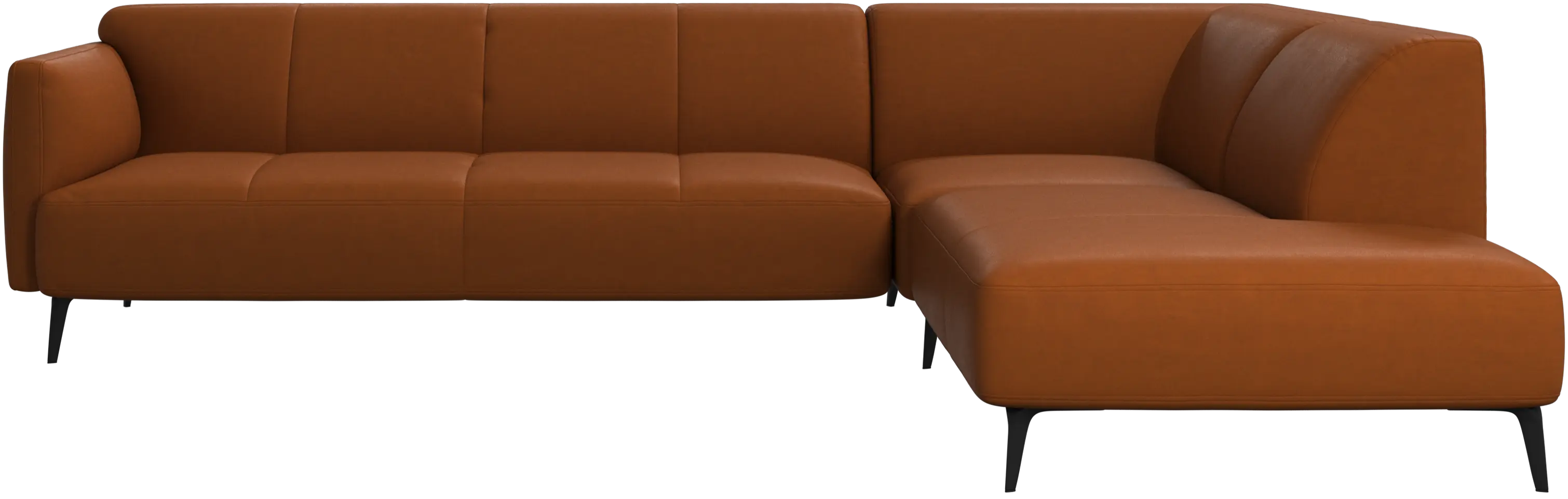 Modena corner sofa with lounging unit