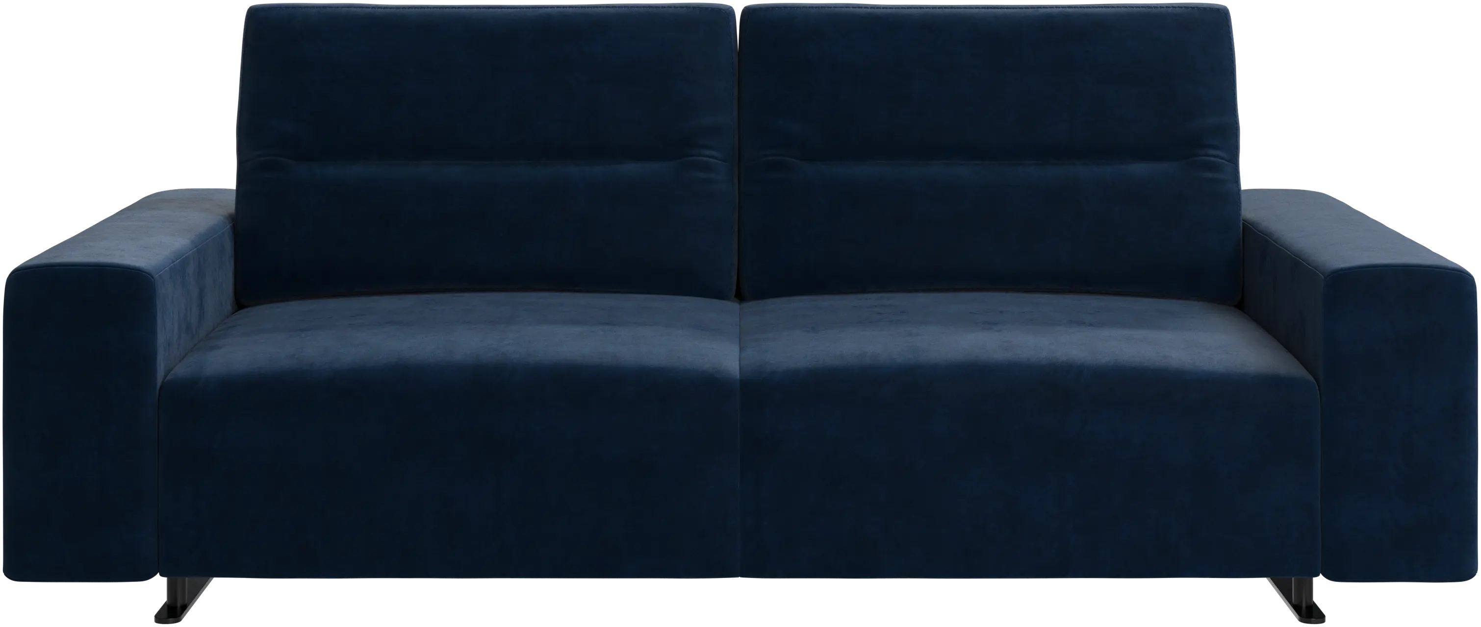 Hampton sofa with adjustable back and storage on the right side