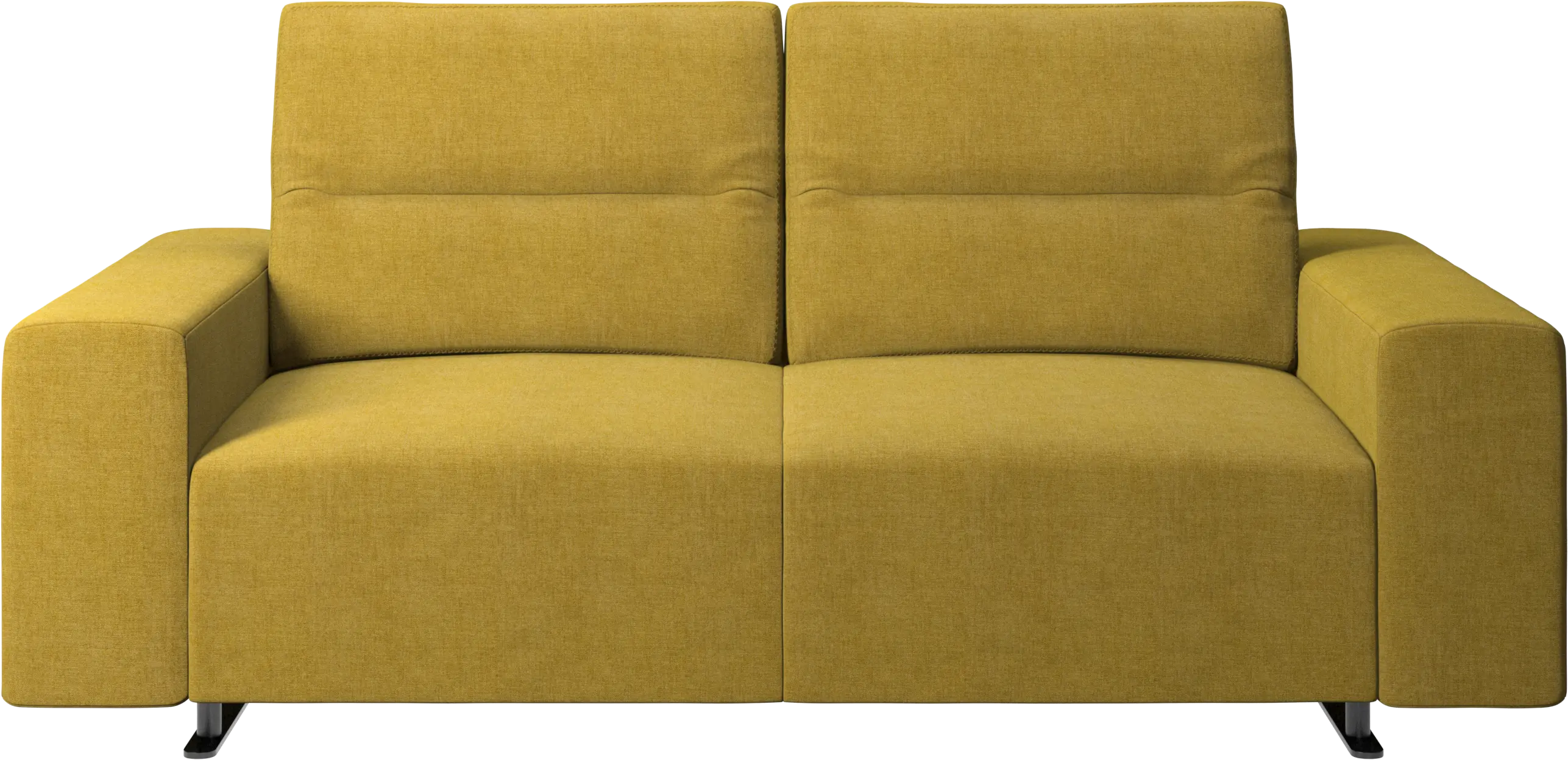 Hampton sofa with adjustable back and storage on the right side