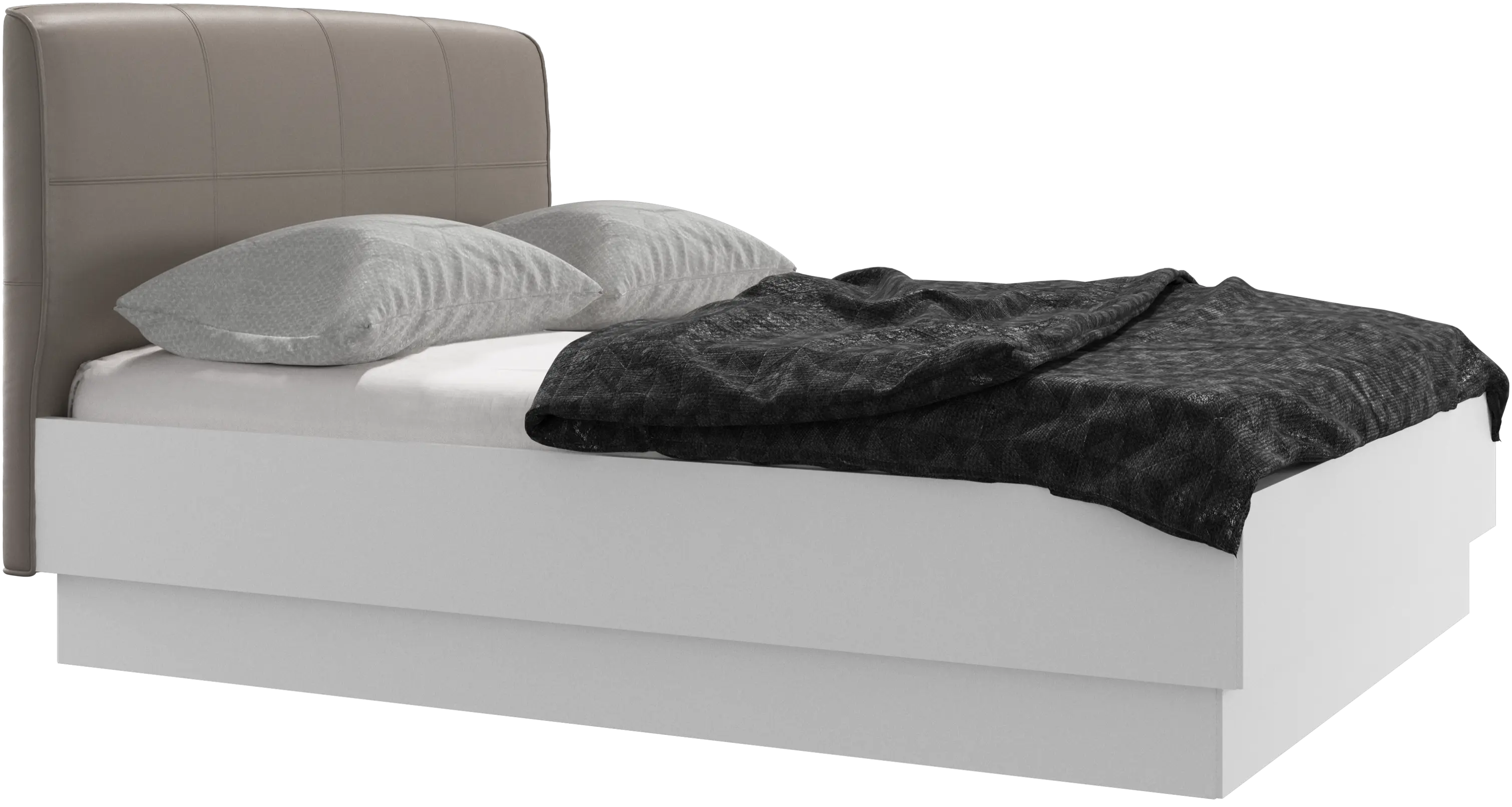 Houston, upholstered bed with storage