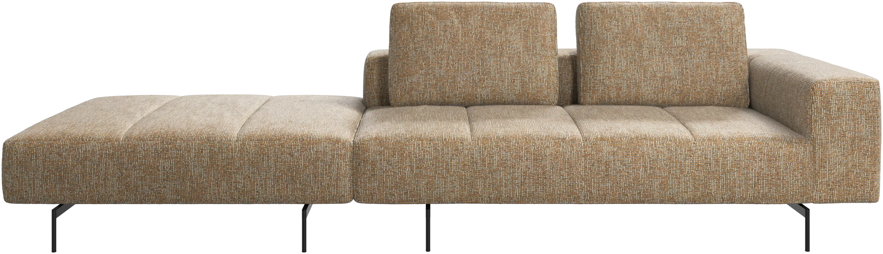 Amsterdam sofa with footstool on left side