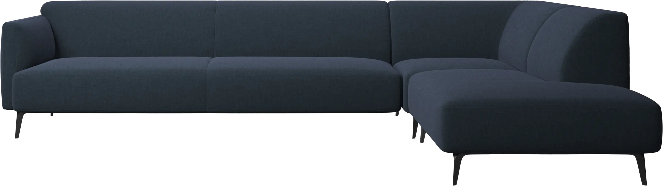 Modena corner sofa with lounging unit