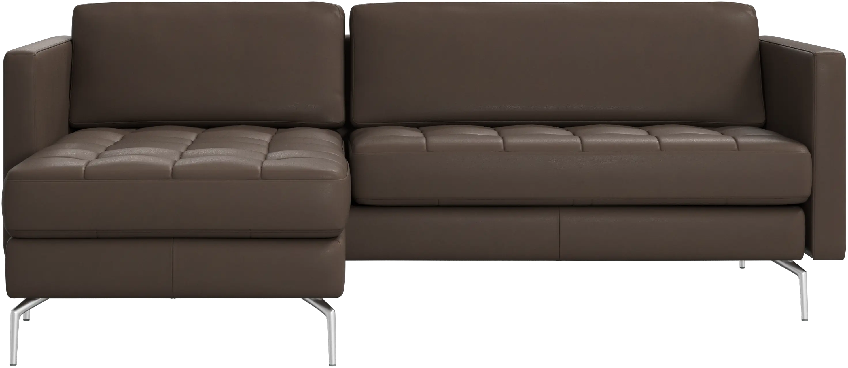Osaka sofa with resting unit, tufted seat