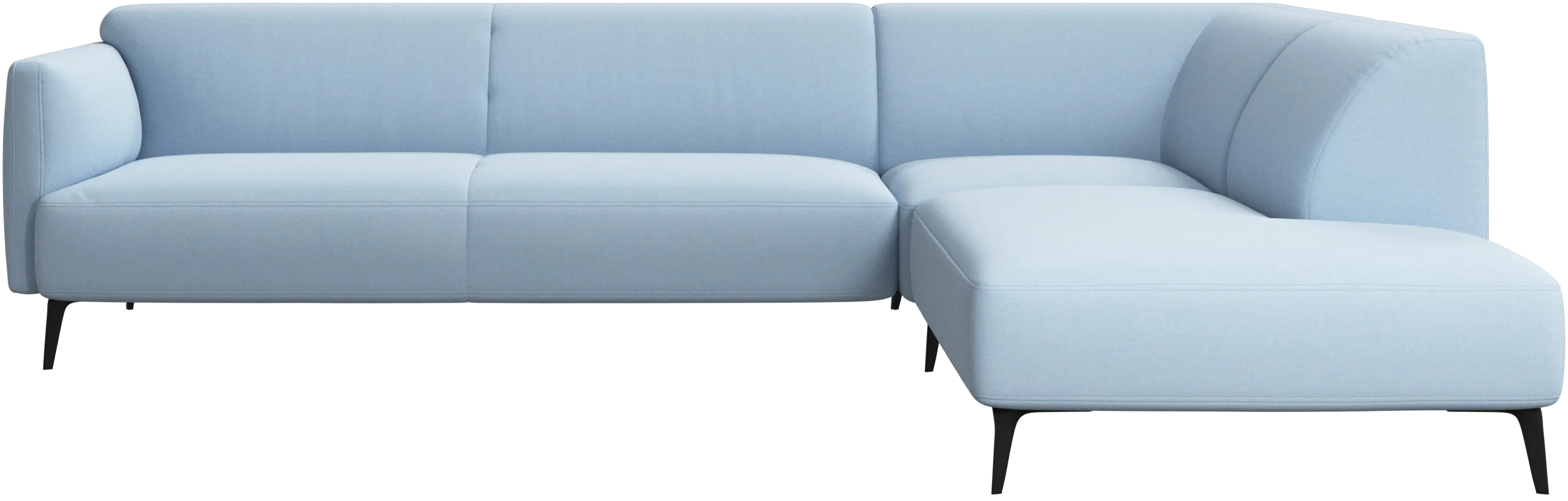 Modena corner sofa with lounging unit
