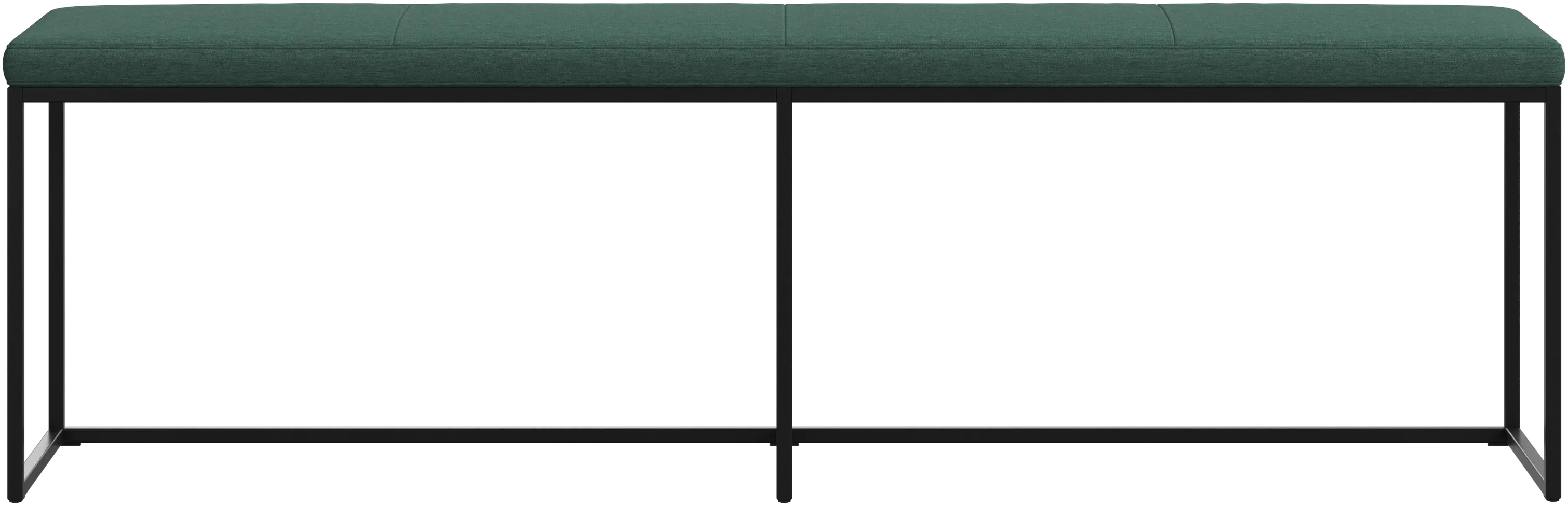 Grand banc London avec coussin