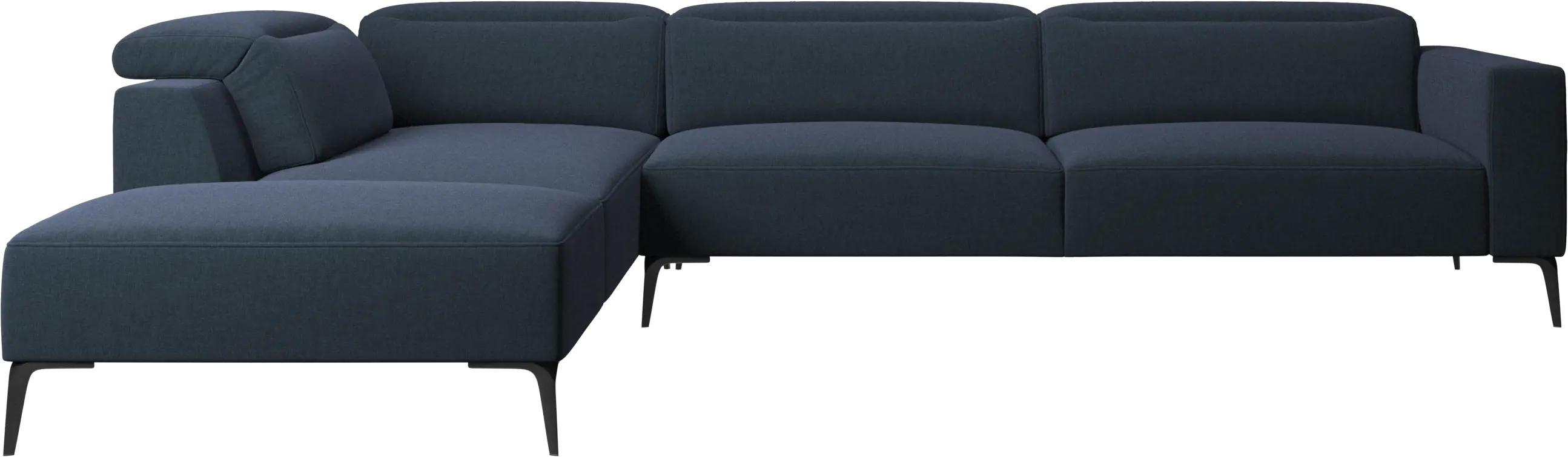 Zürich corner sofa with lounging unit