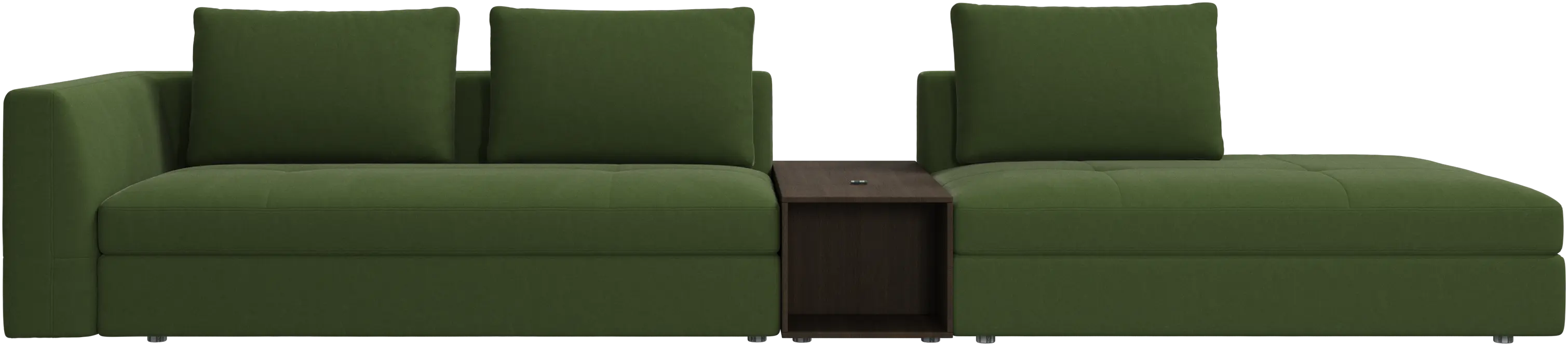 Bergamo 3-seater lounge sofa with storage