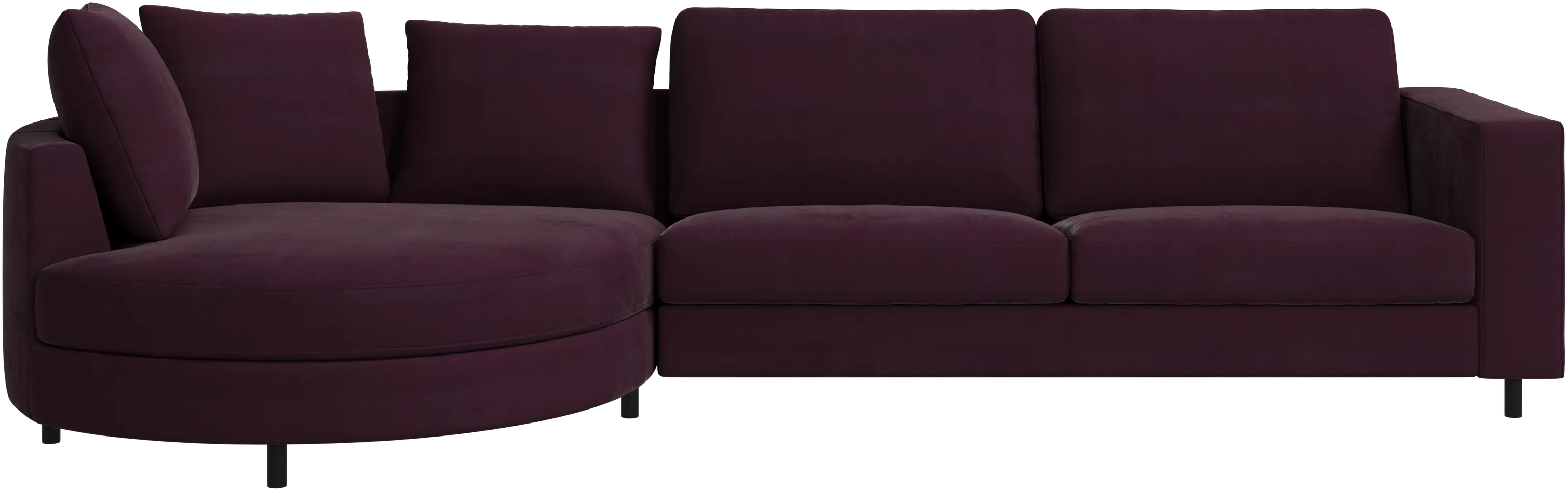 Indivi sofa with chaise longue left