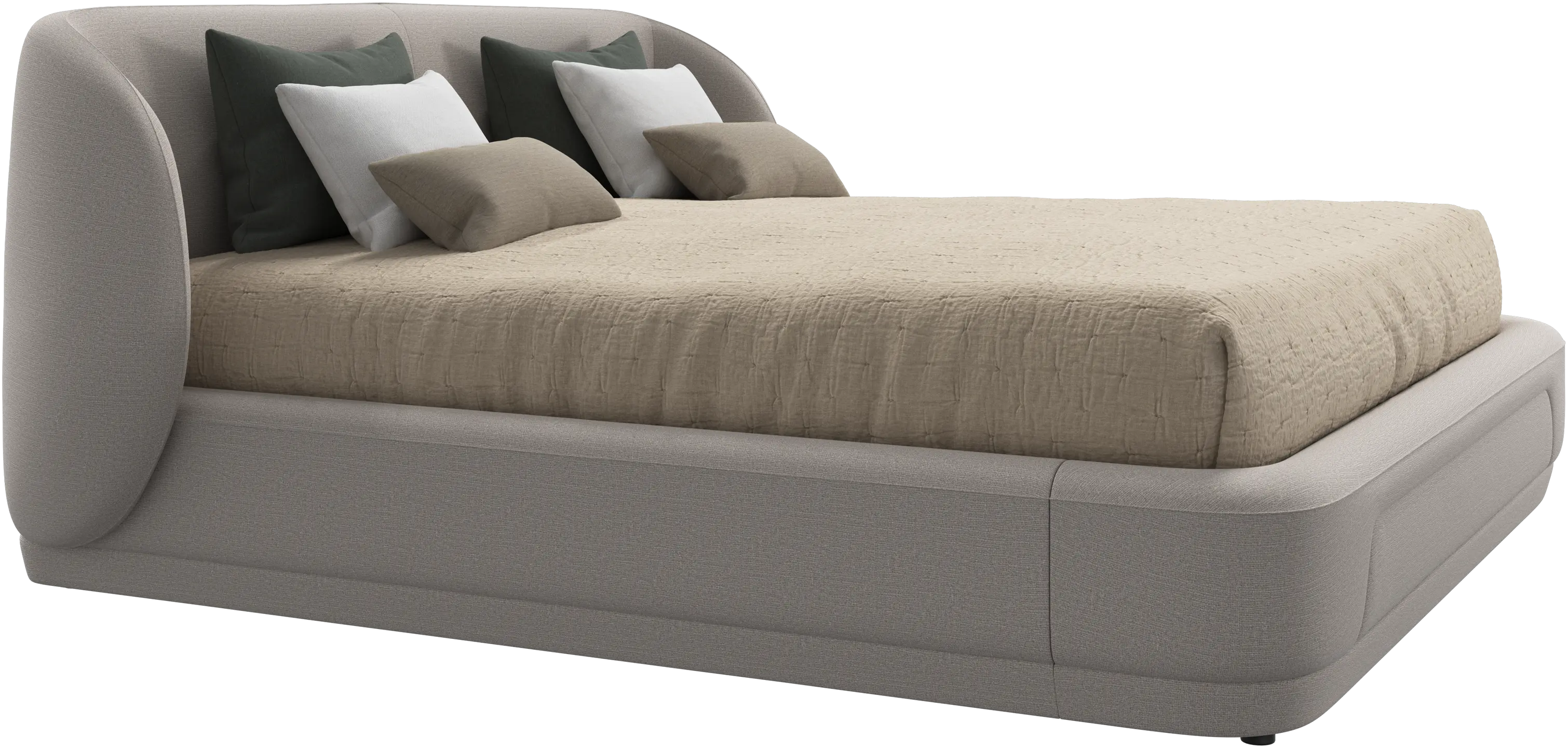 Cama Bolzano con tablado - Anchura 180 x Longitud 200 cm