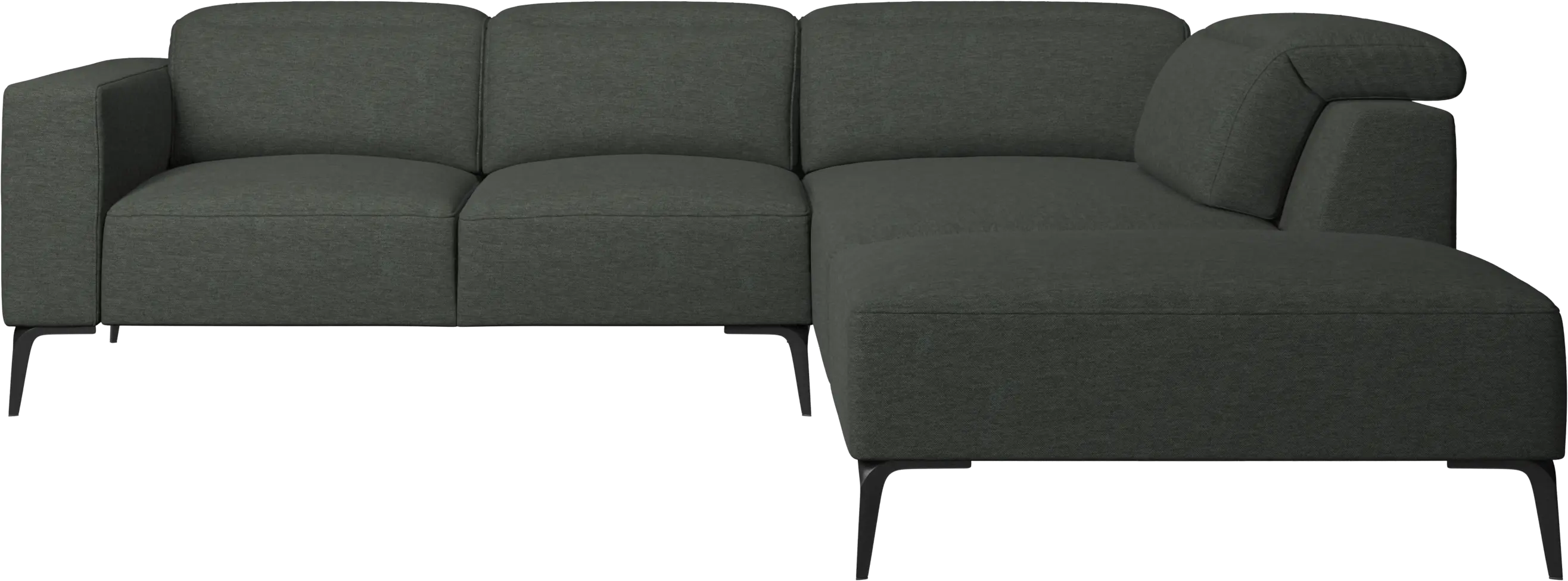 Sofá esquinero Zürich con módulo de descanso