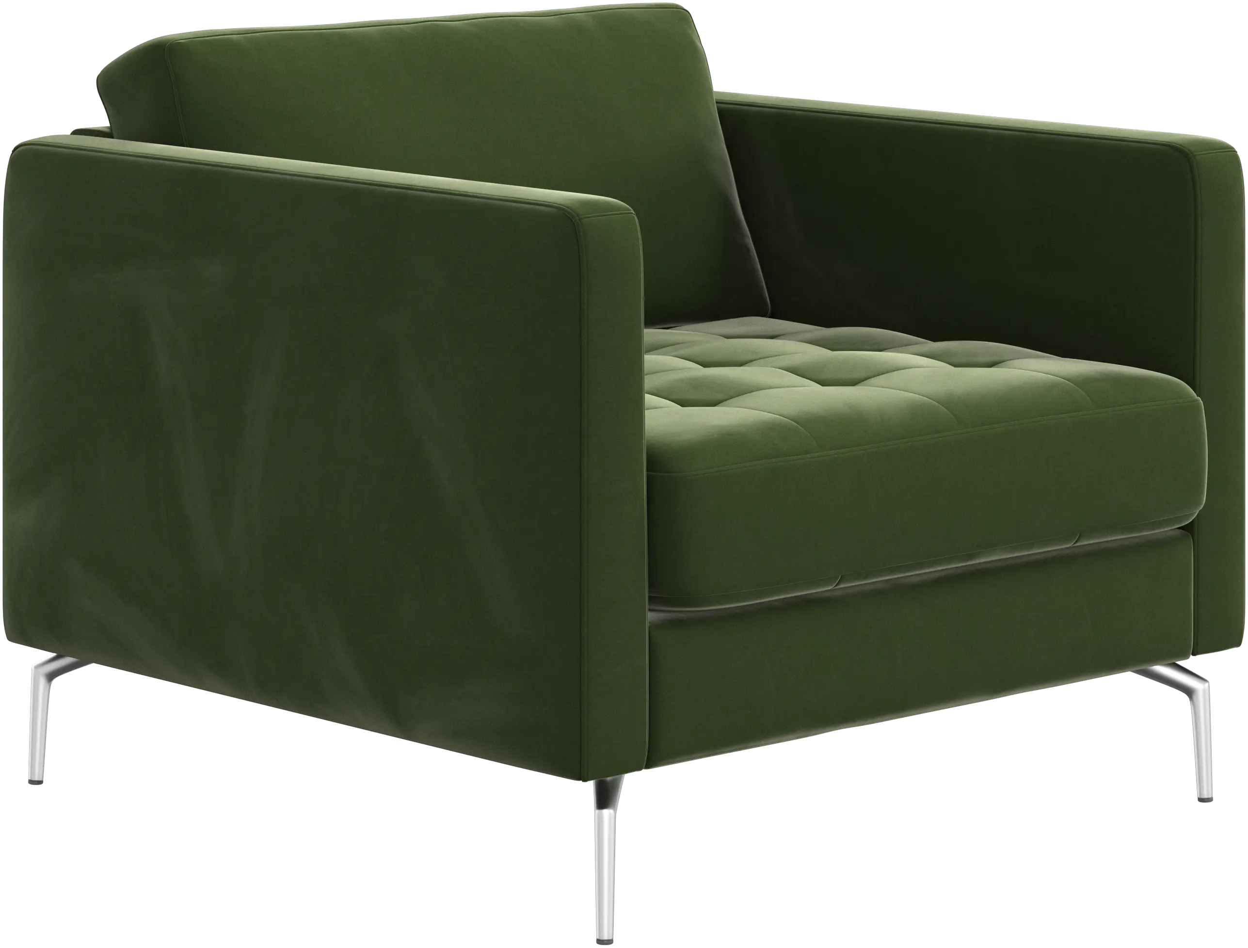 Osaka chair, tufted seat