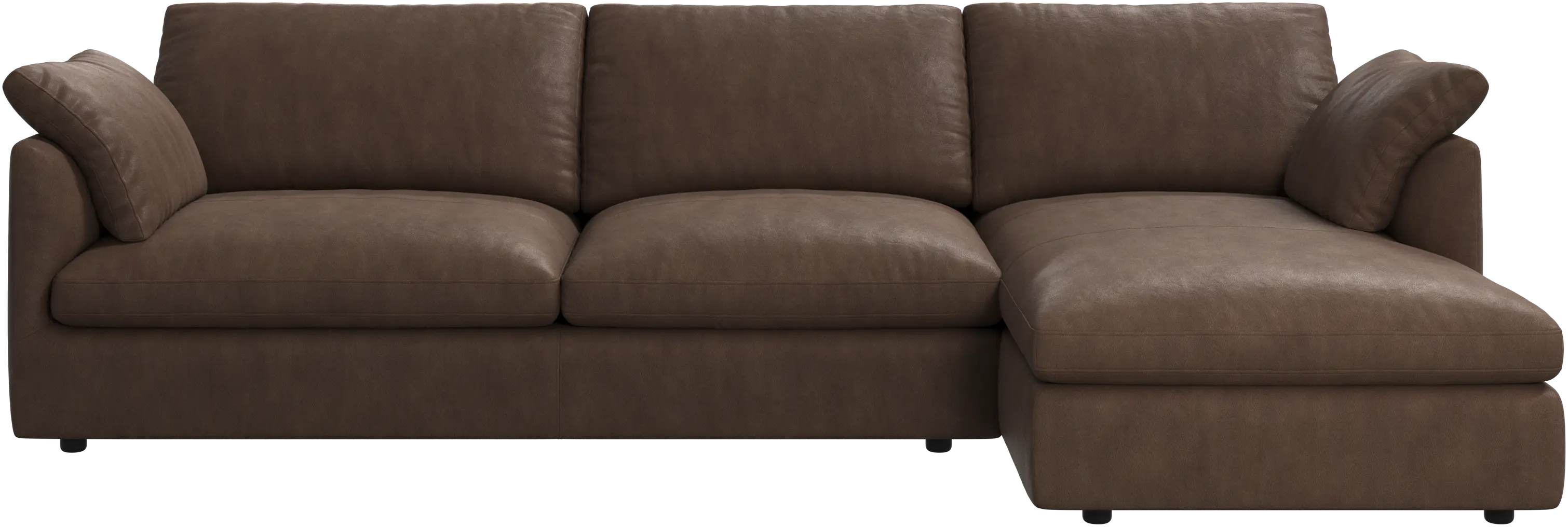 Milano sofa med sjeselong høyre