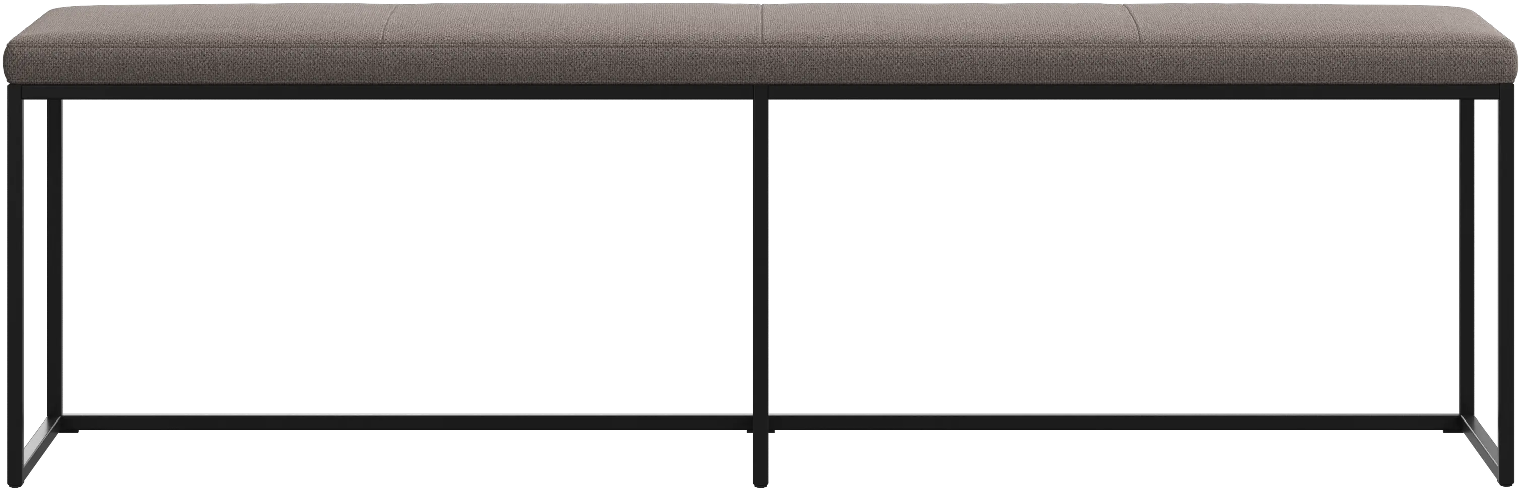 Banco largo London con cojín