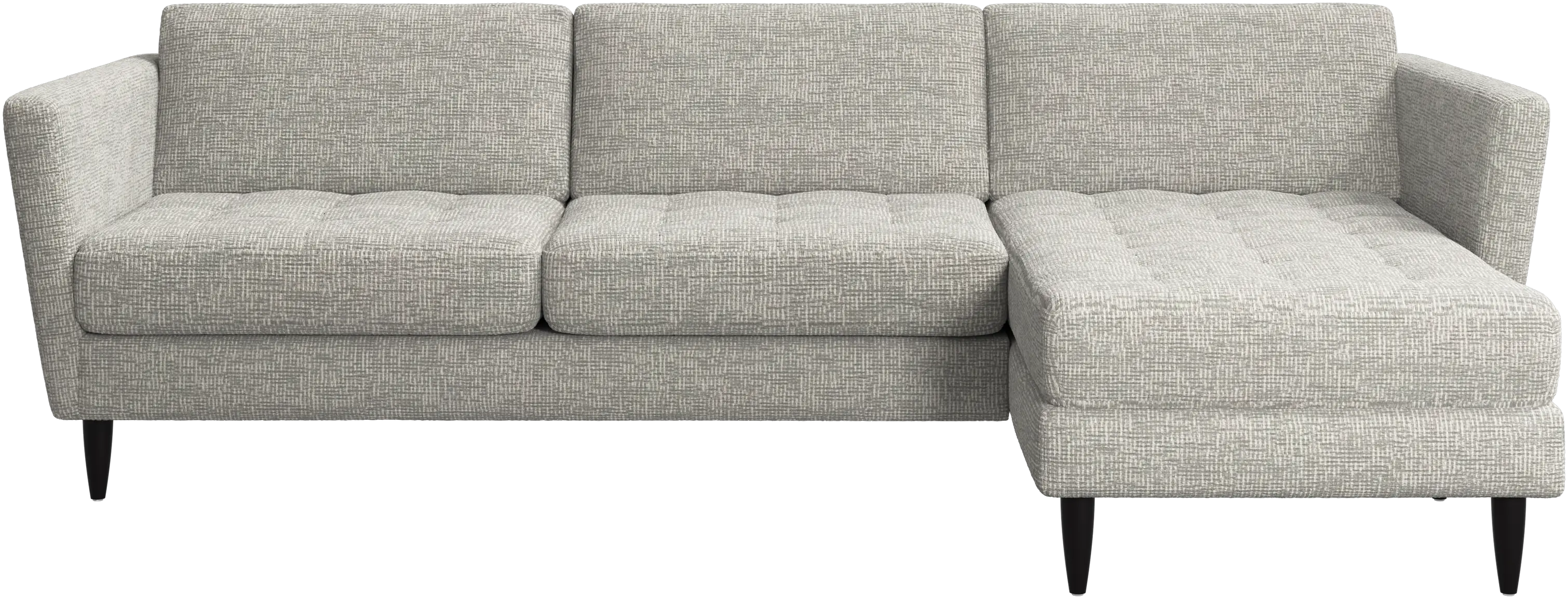 Osaka sofa with resting unit, tufted seat