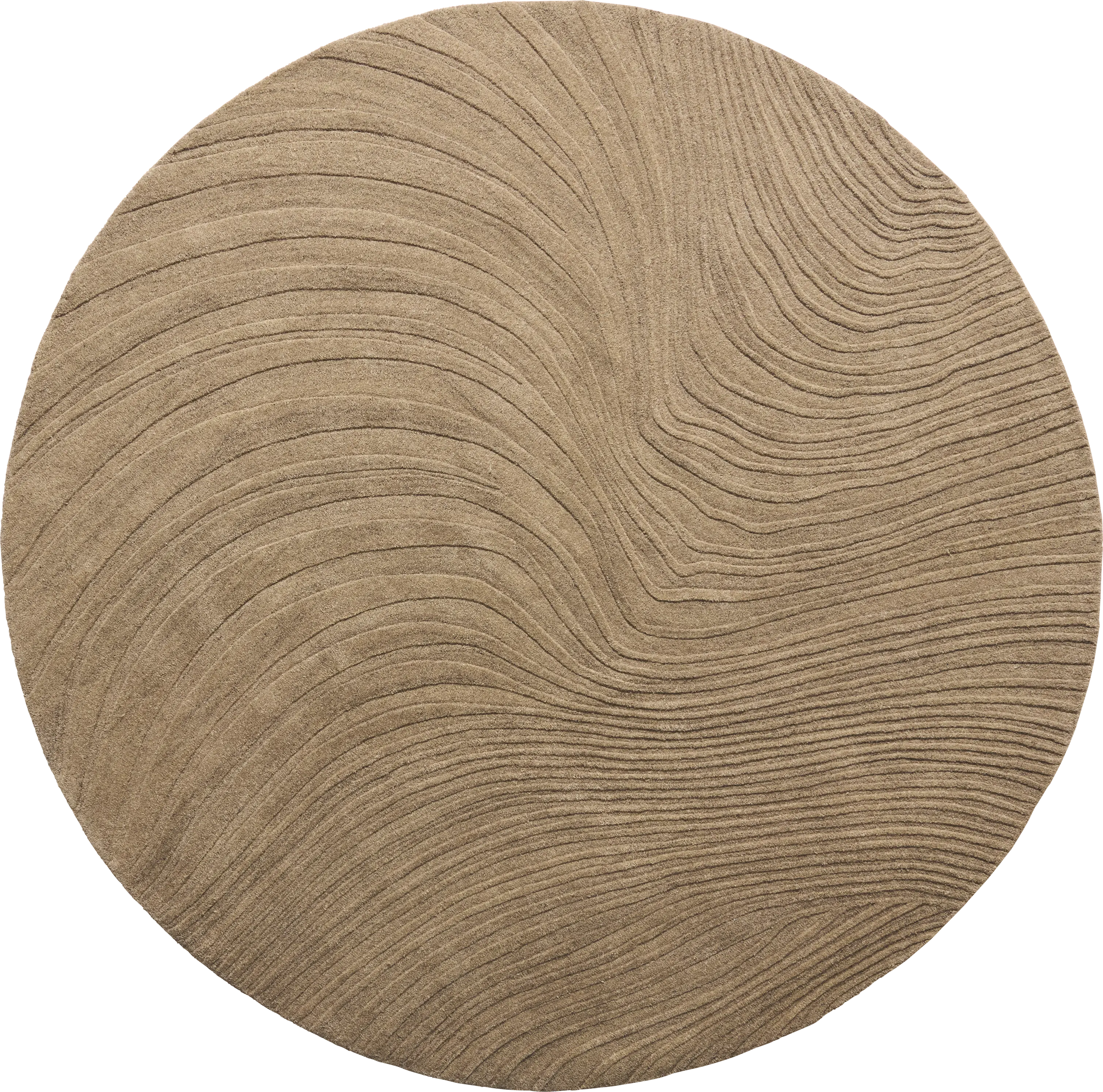 Furrow rug