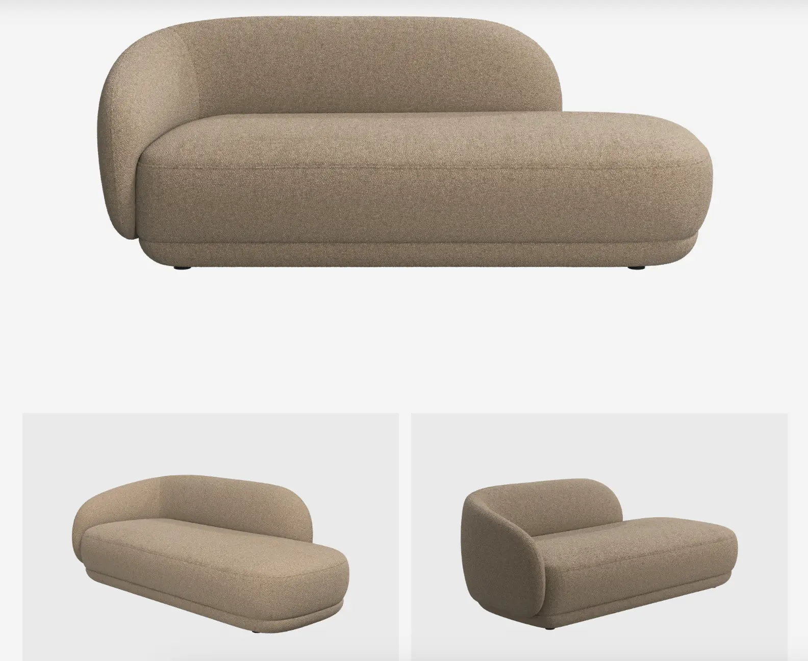 30% OFF - Bolzano chaise longue sofa - OSA08