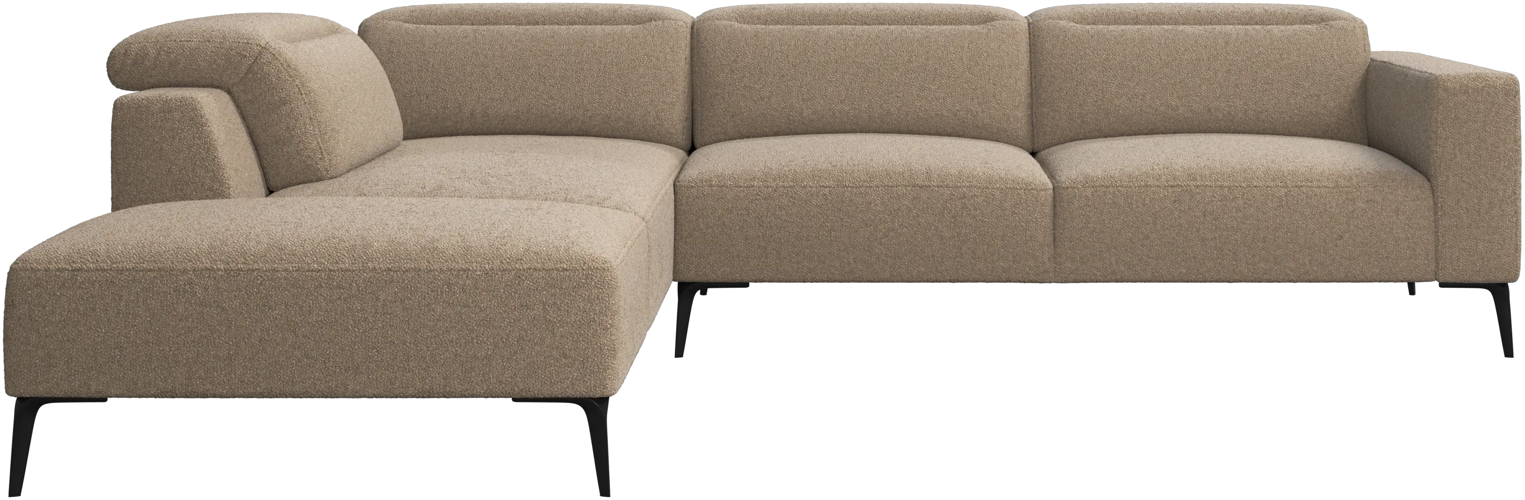 Zürich corner sofa with lounging unit