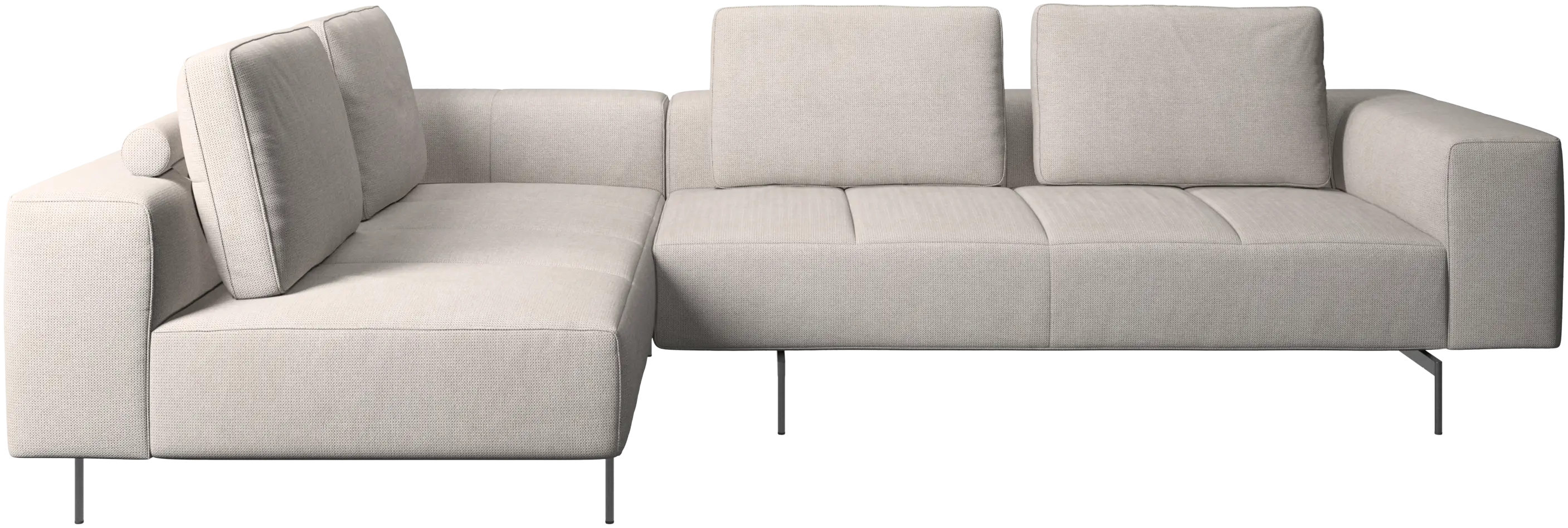 Amsterdam corner sofa with lounging unit