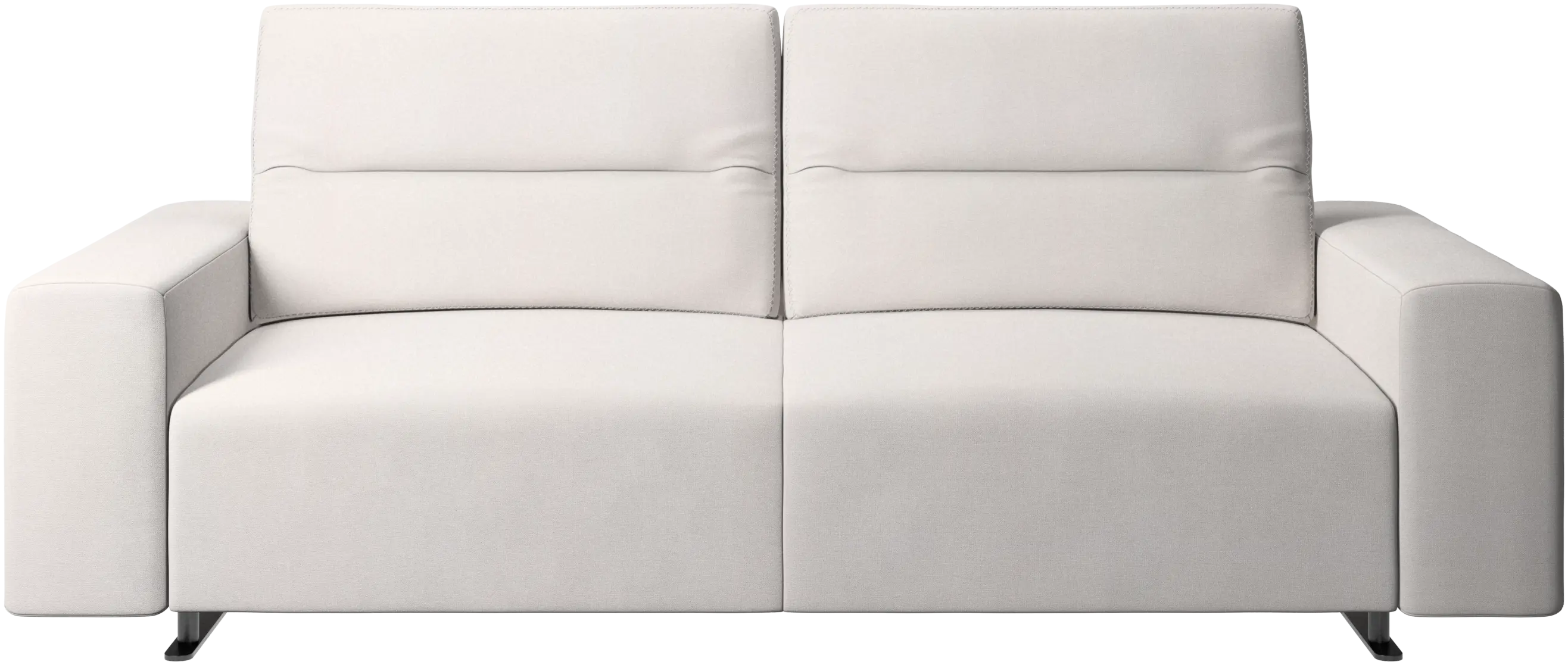 Hampton sofa with adjustable back and storage on the right side